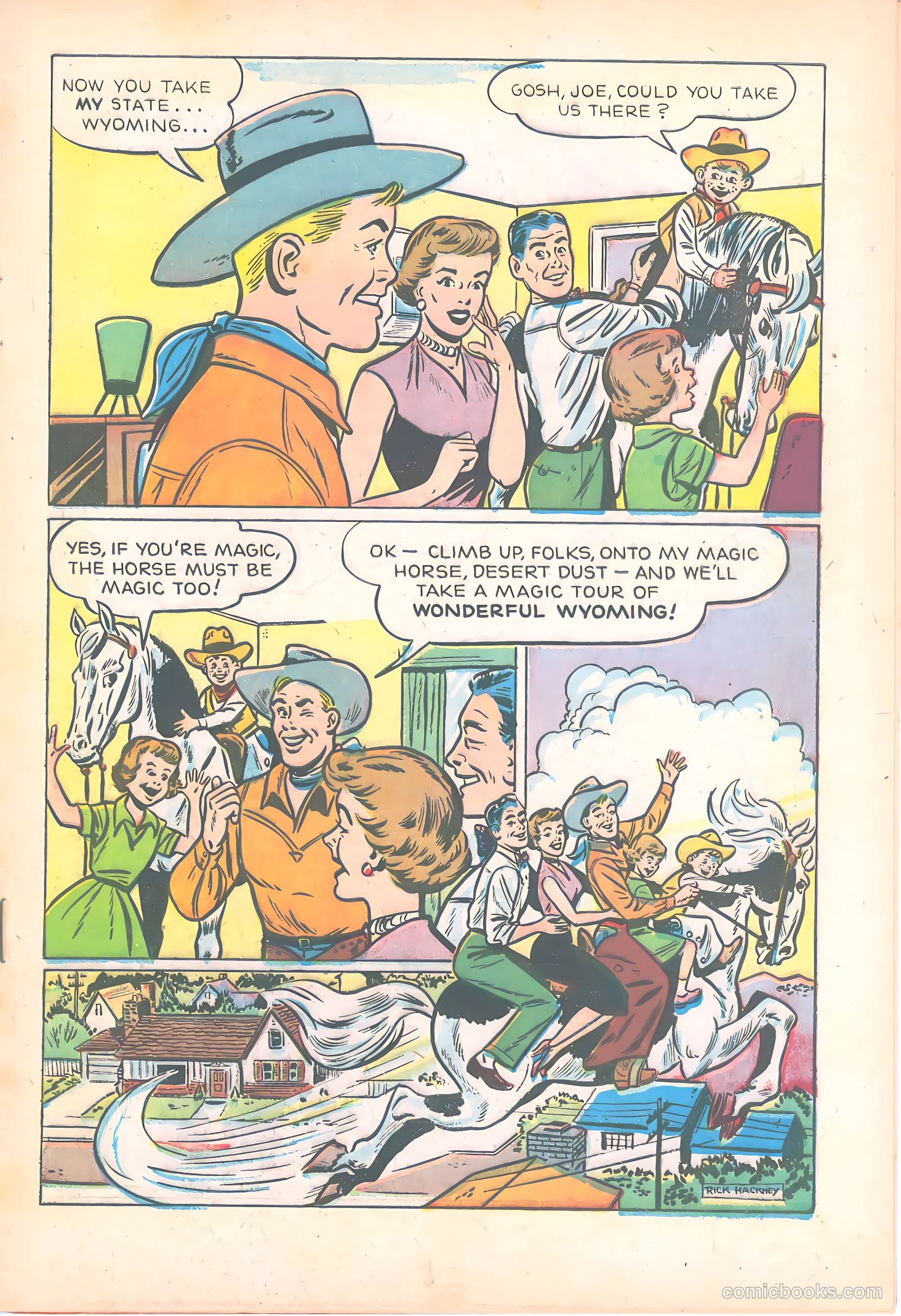 Wyoming: The Cowboy State #nn (1954) — page 3 of 21