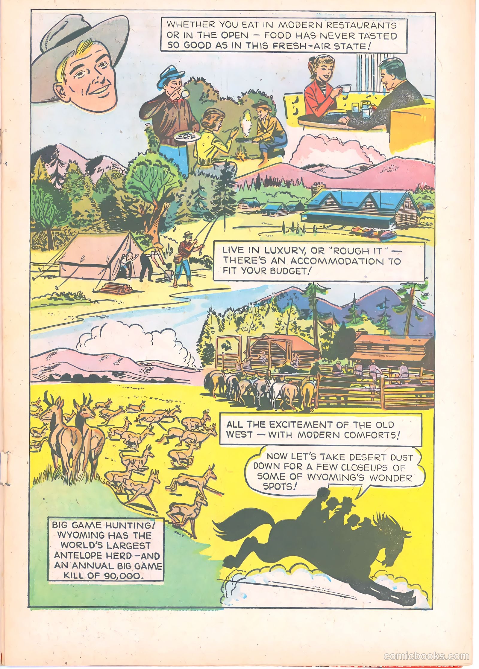 Wyoming: The Cowboy State #nn (1954) — page 5 of 21