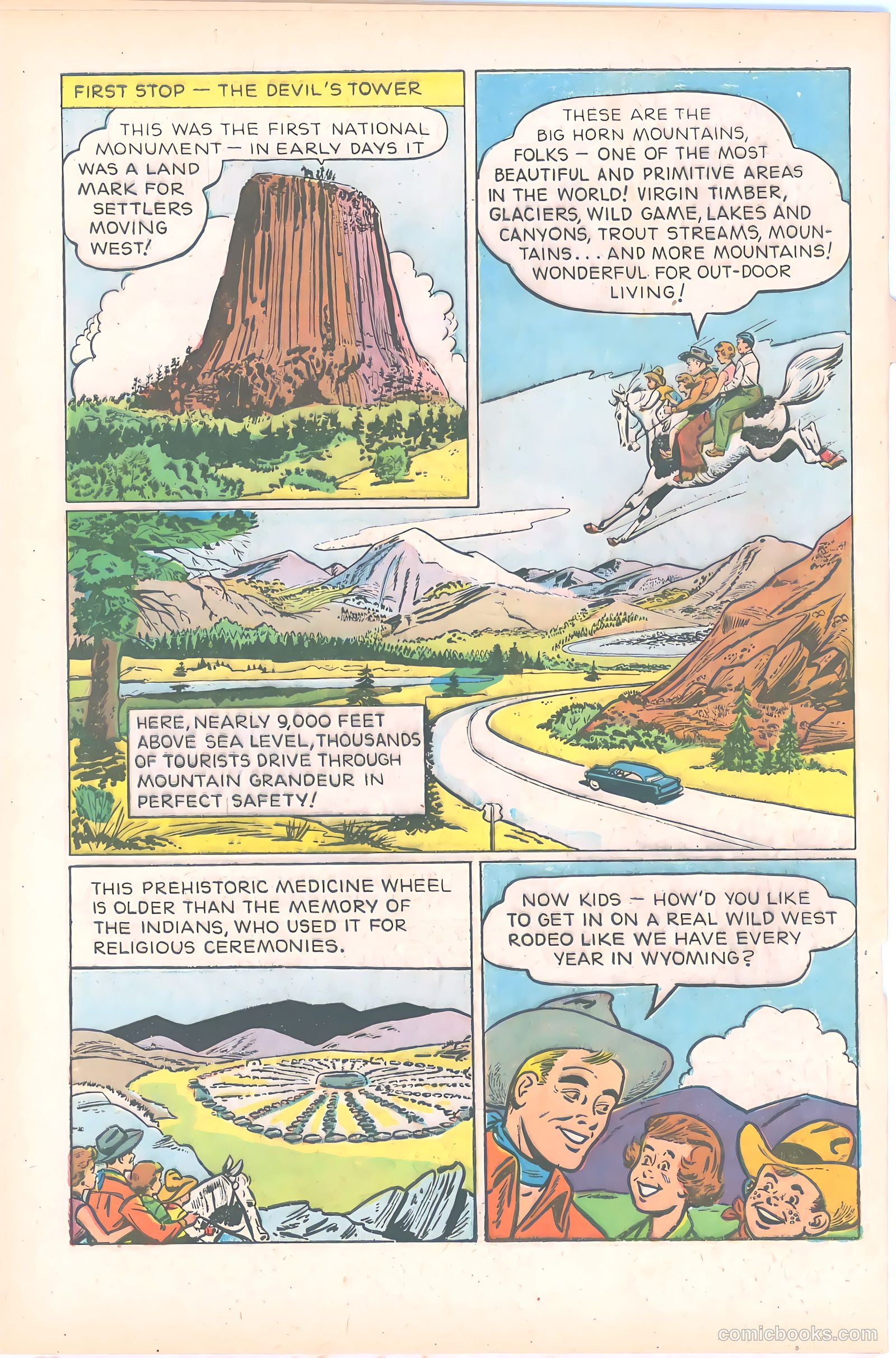 Wyoming: The Cowboy State #nn (1954) — page 6 of 21