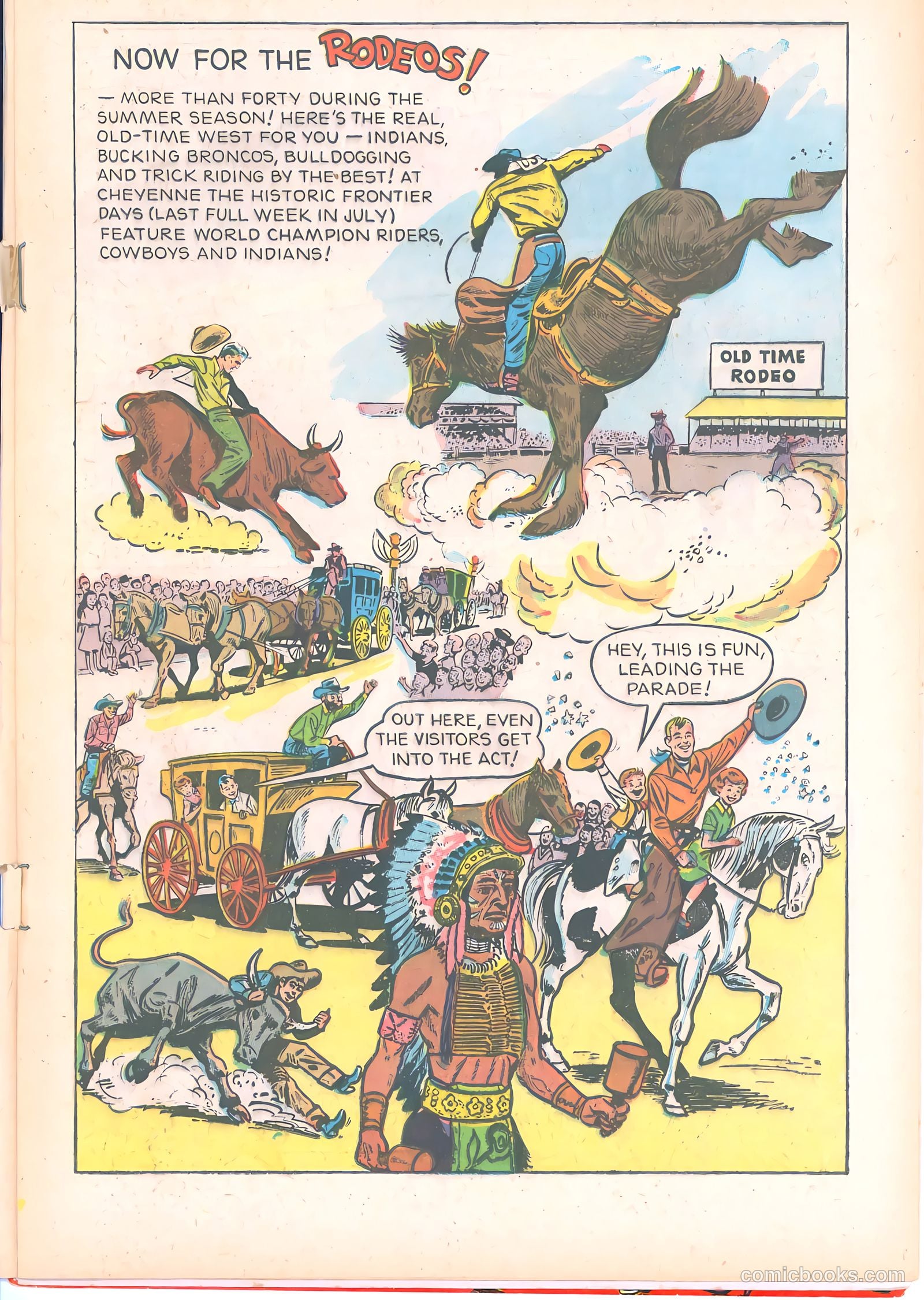 Wyoming: The Cowboy State #nn (1954) — page 7 of 21