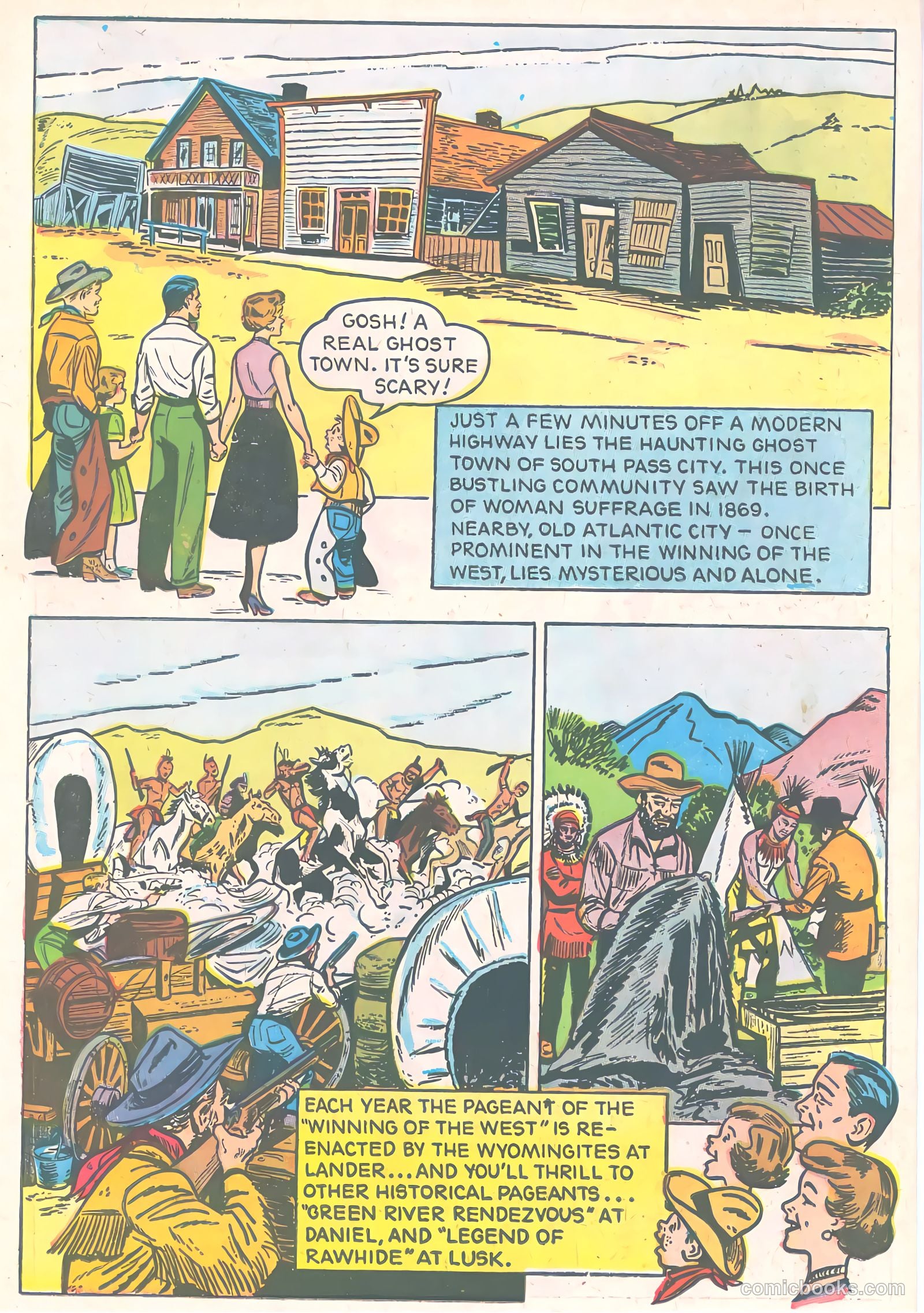 Wyoming: The Cowboy State #nn (1954) — page 8 of 21