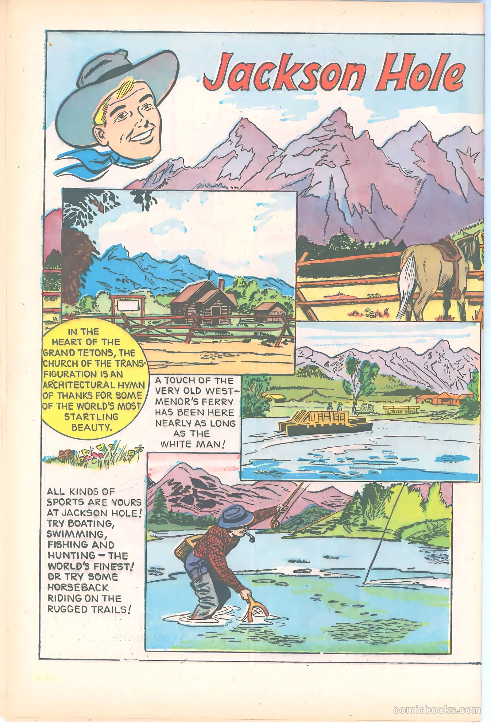 Wyoming: The Cowboy State #nn (1954) — page 10 of 21