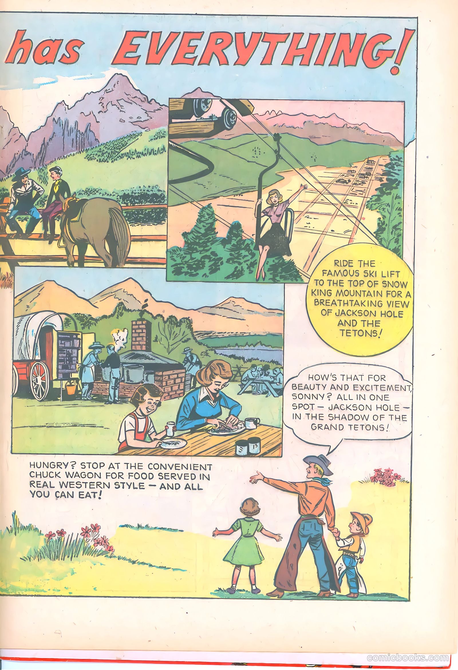 Wyoming: The Cowboy State #nn (1954) — page 11 of 21