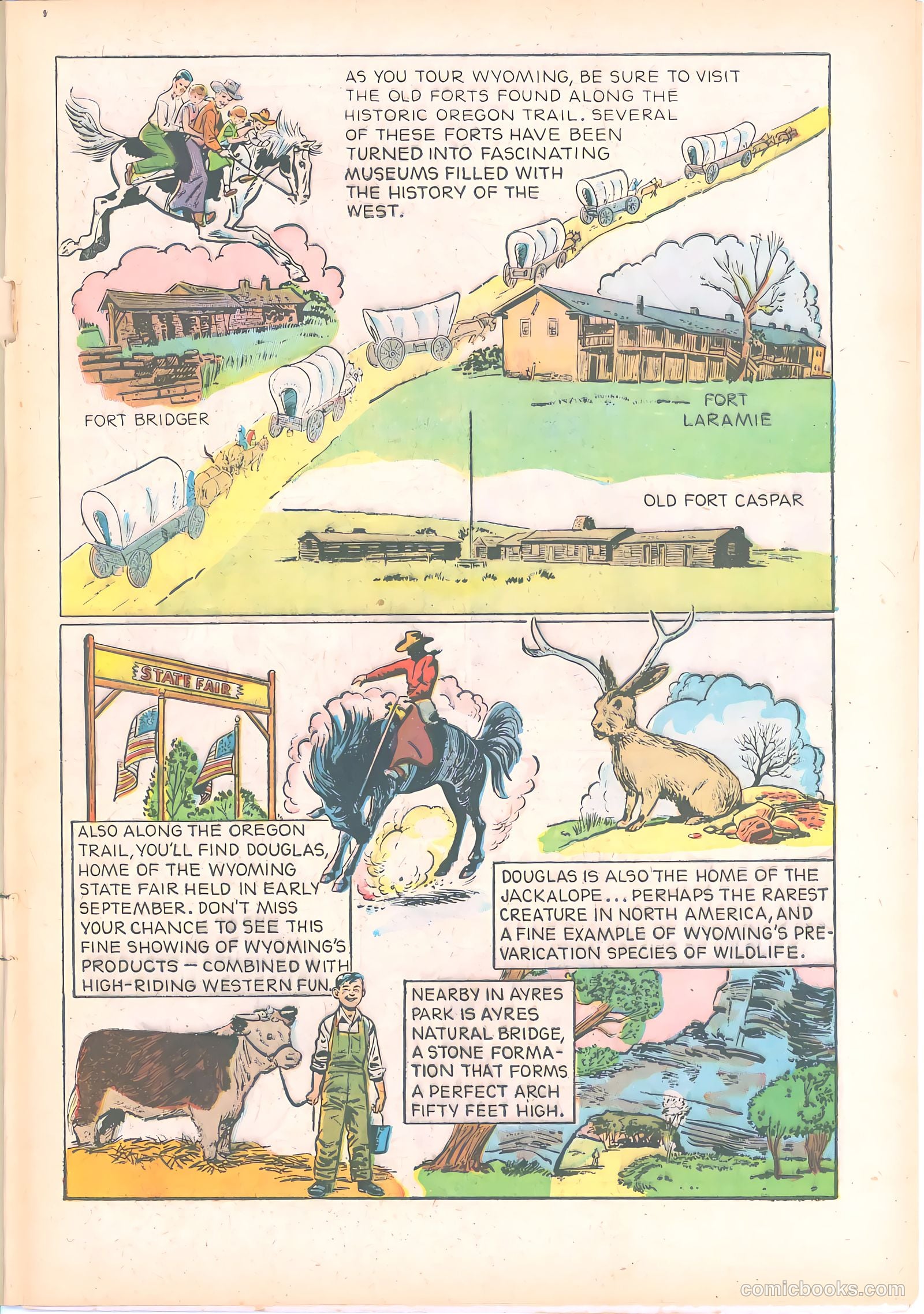 Wyoming: The Cowboy State #nn (1954) — page 15 of 21