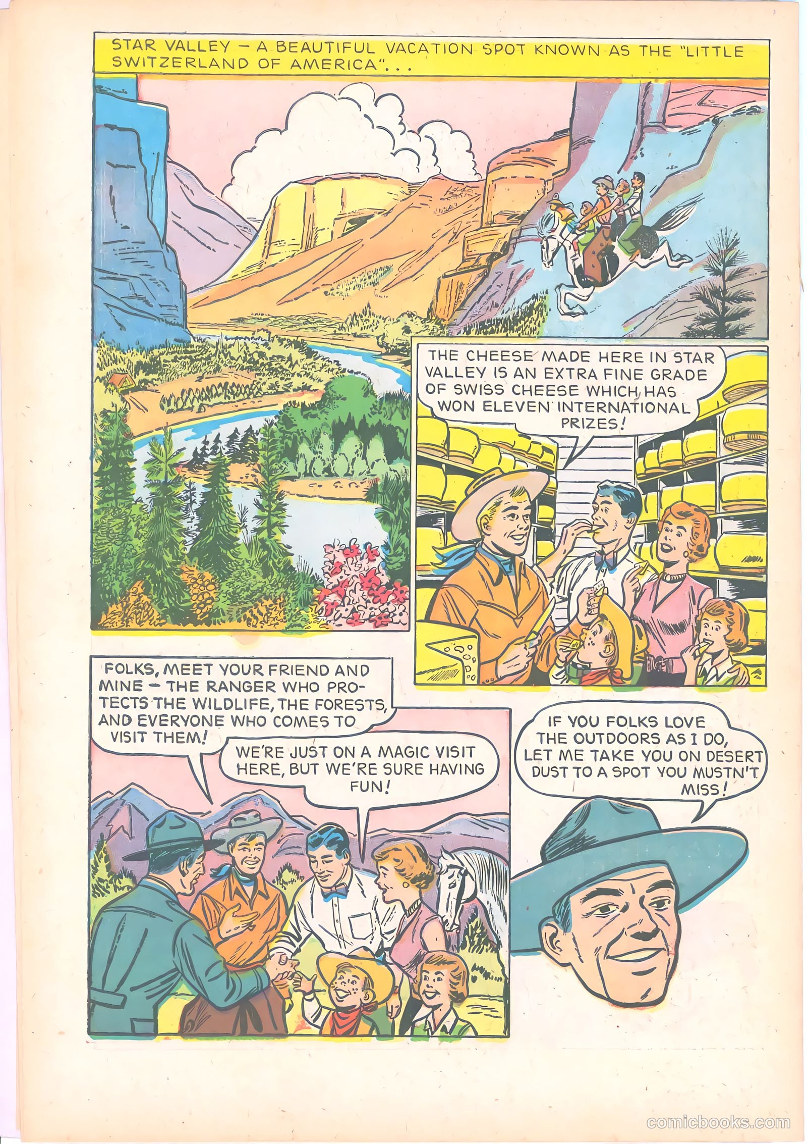 Wyoming: The Cowboy State #nn (1954) — page 16 of 21