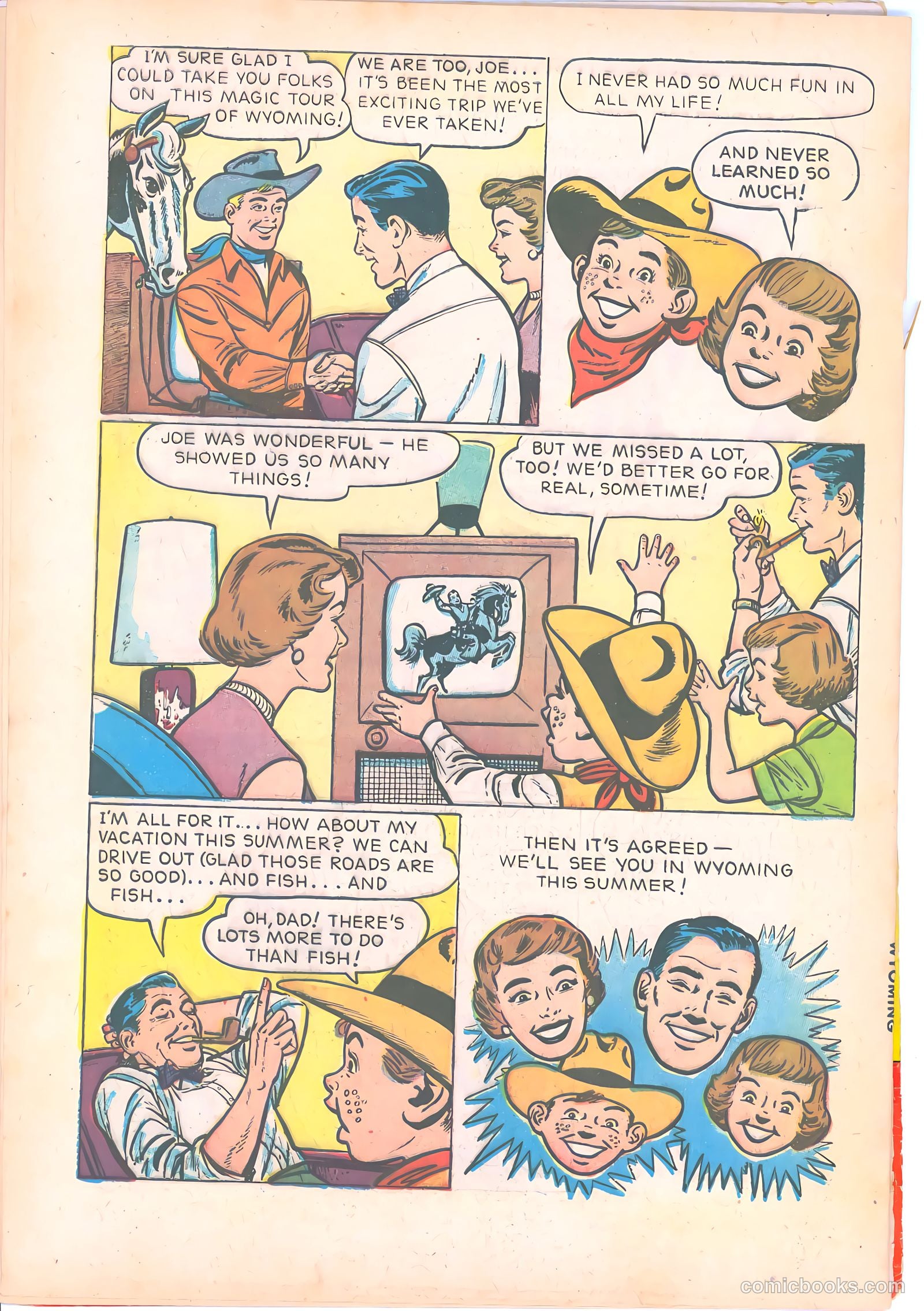 Wyoming: The Cowboy State #nn (1954) — page 18 of 21