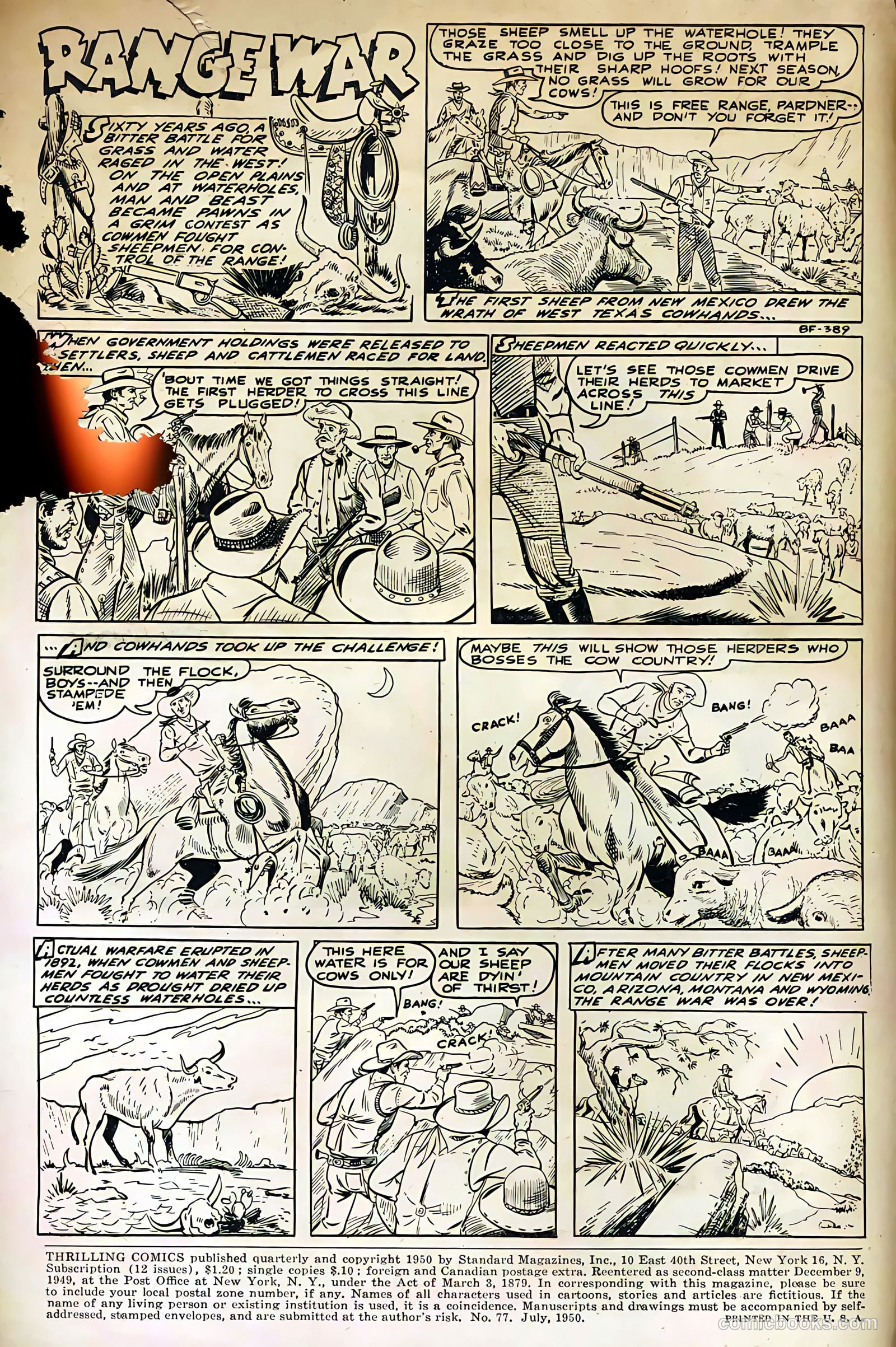 Thrilling Comics #77 (1940) — page 2 of 36