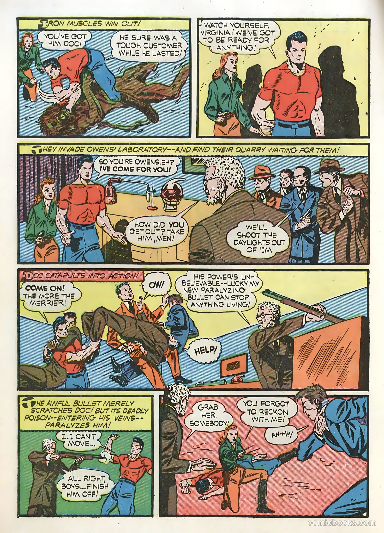 Thrilling Comics #14 (1940) — page 16 of 66
