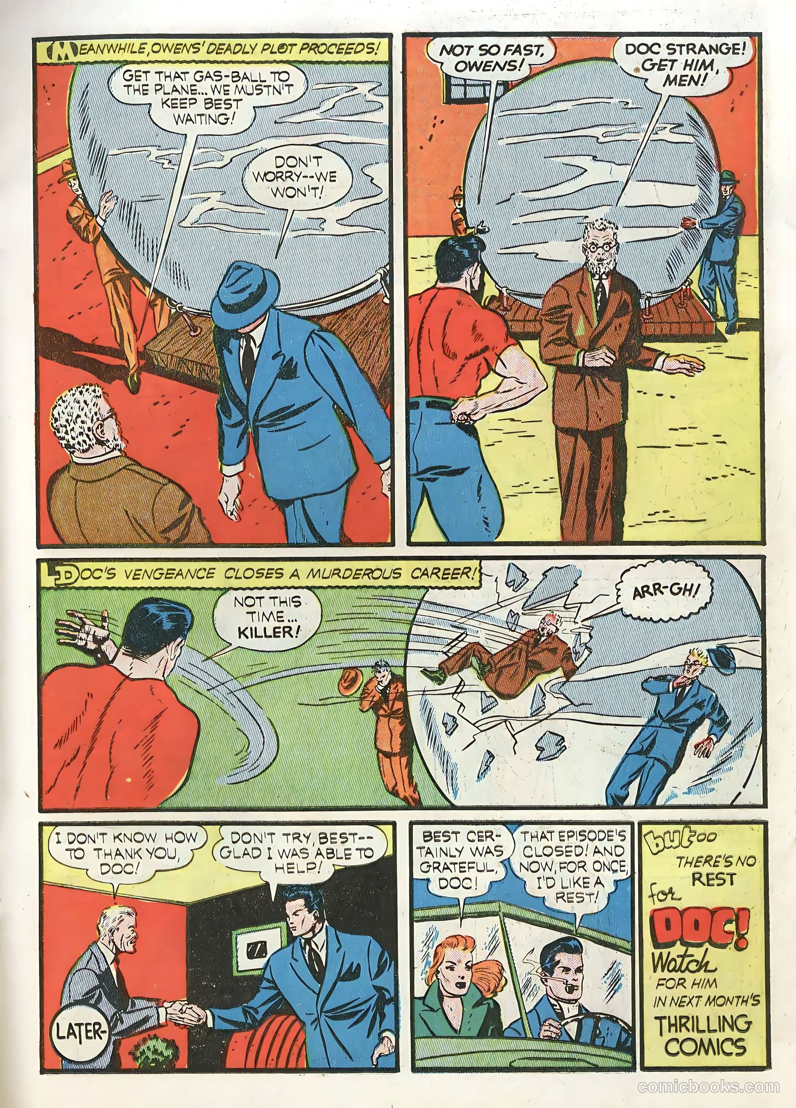 Thrilling Comics #14 (1940) — page 19 of 66
