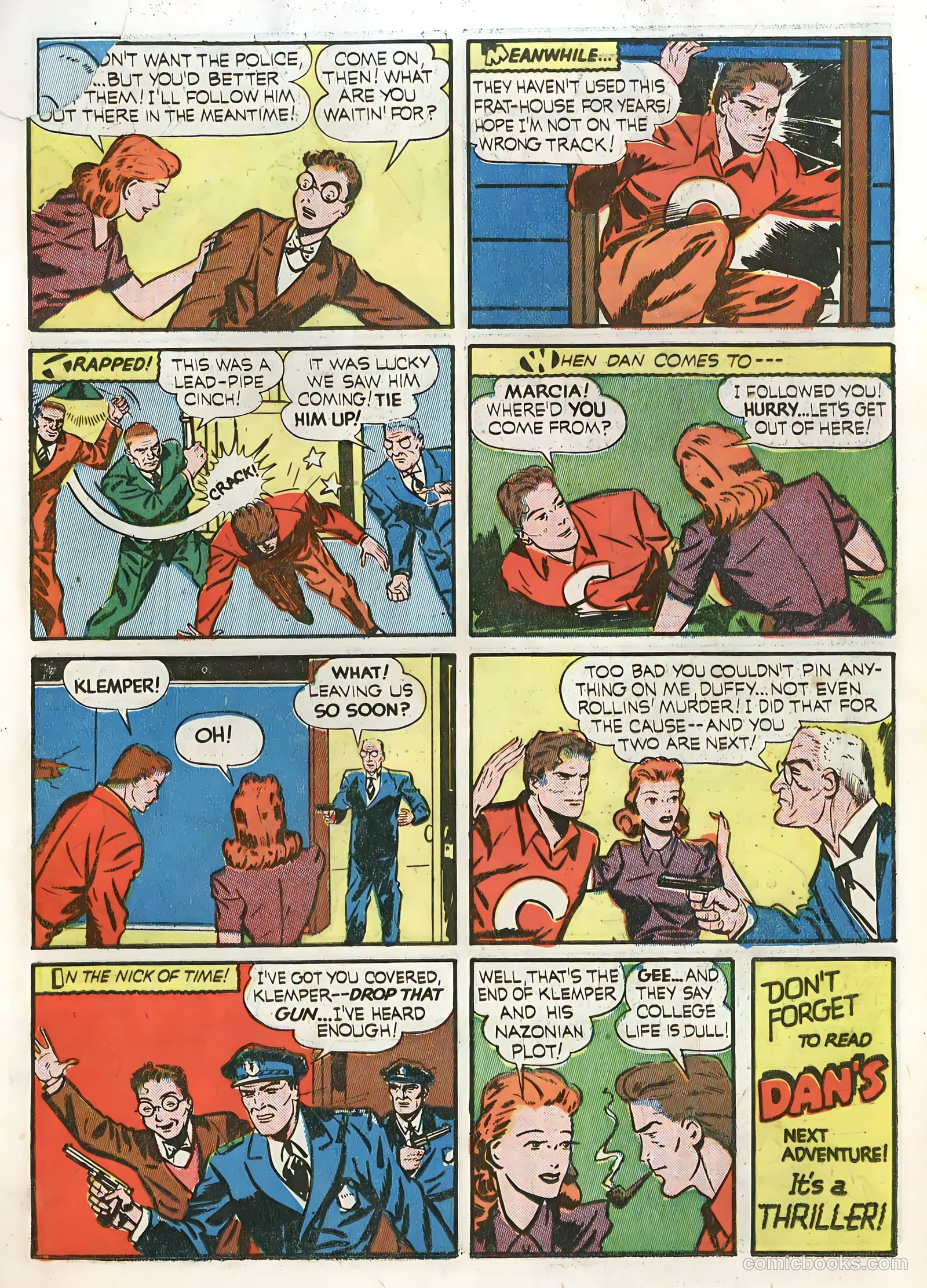 Thrilling Comics #14 (1940) — page 35 of 66