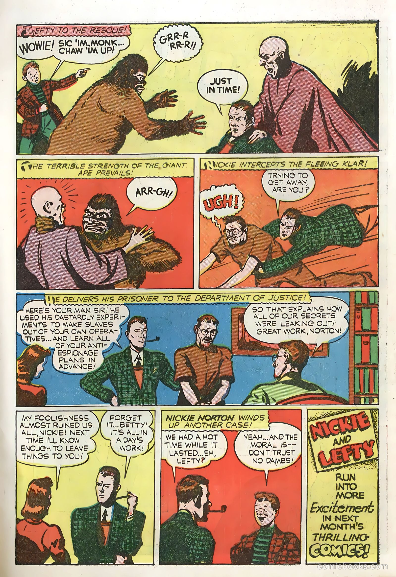 Thrilling Comics #14 (1940) — page 51 of 66