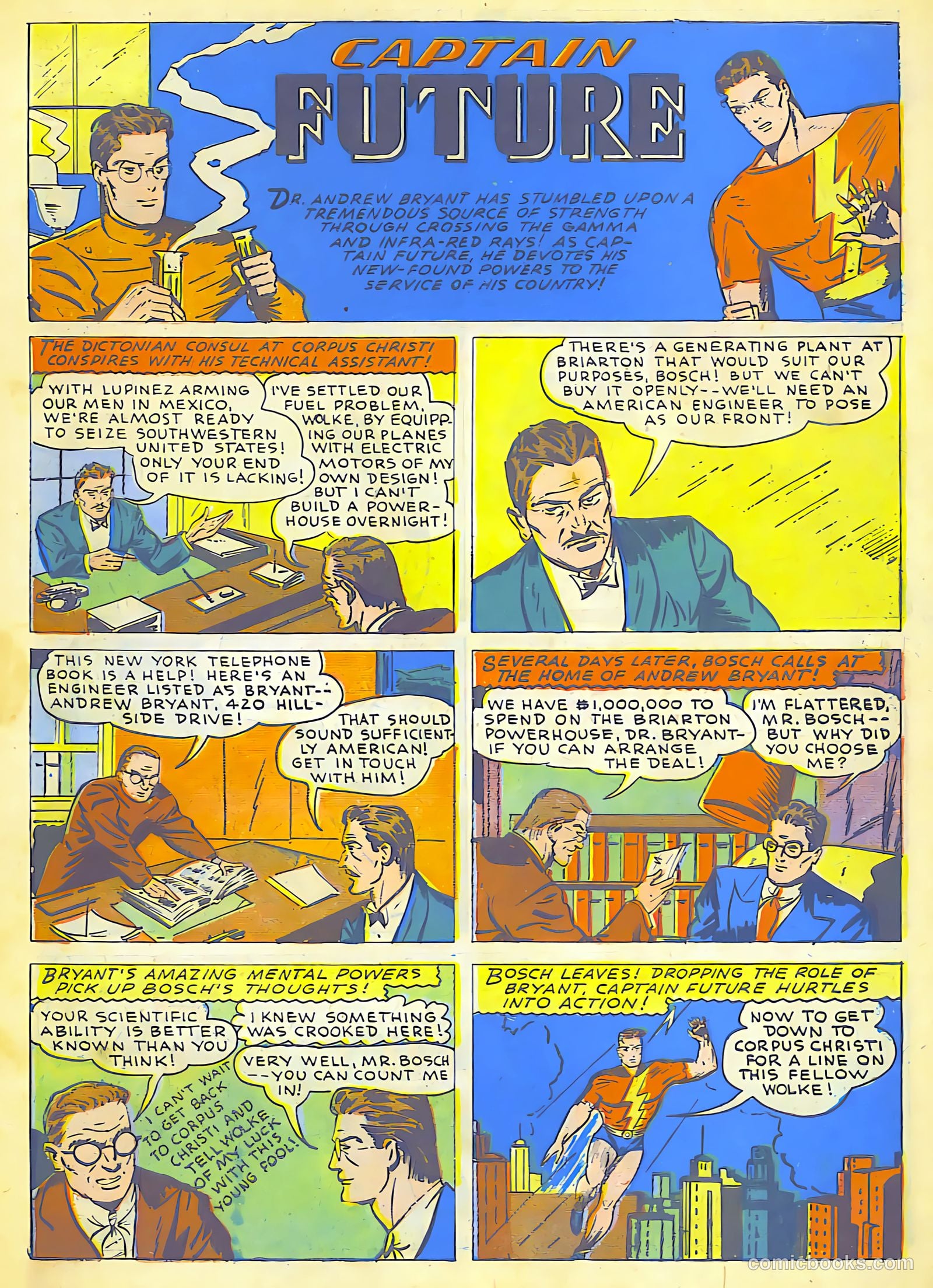 Startling Comics #5 (1940) — page 3 of 67