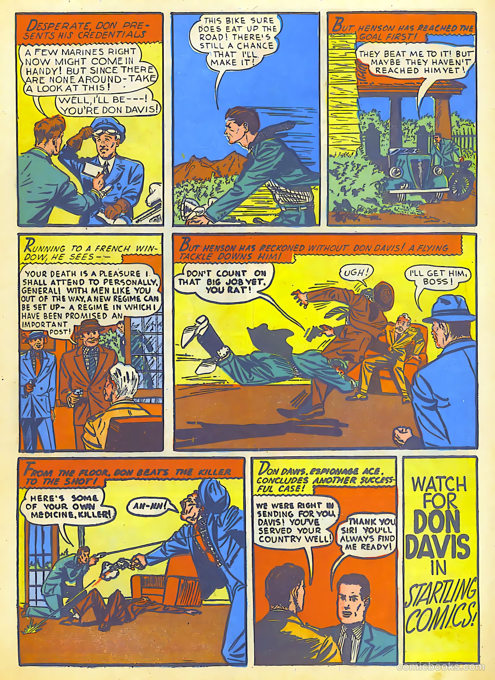 Startling Comics #5 (1940) — page 21 of 67