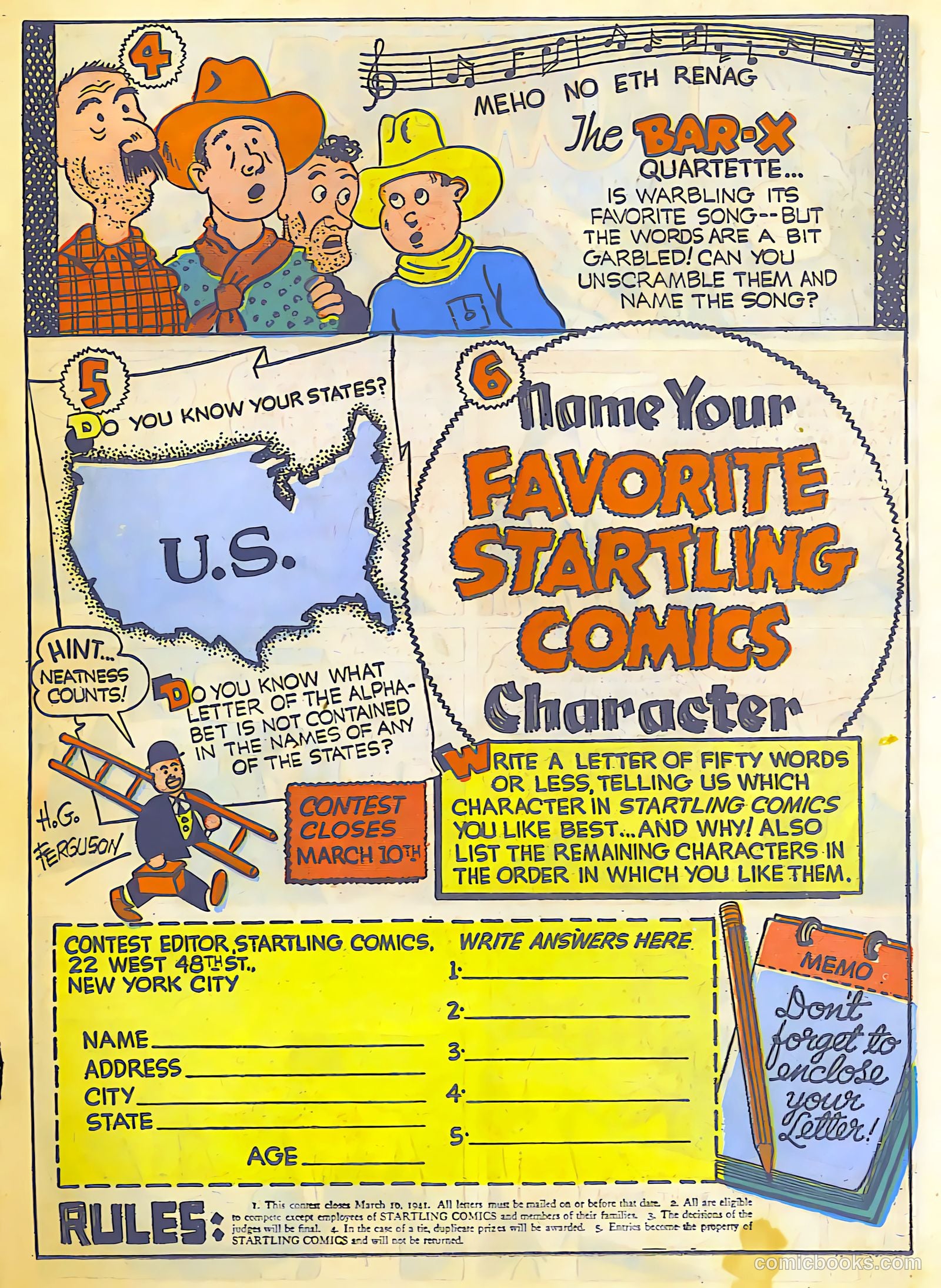 Startling Comics #5 (1940) — page 43 of 67