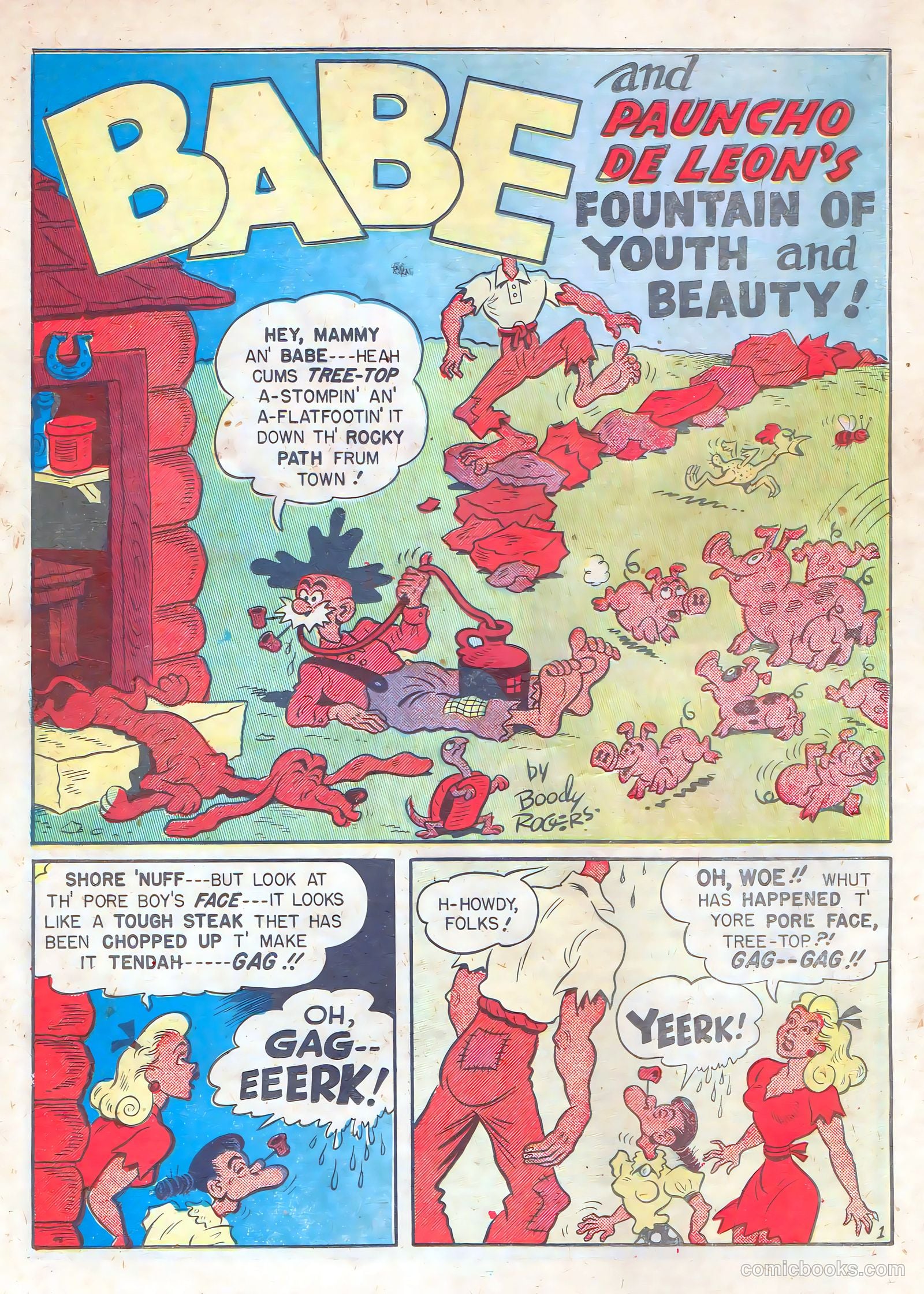 Babe, Darling of the Hills #10 (1949) — page 16 of 52
