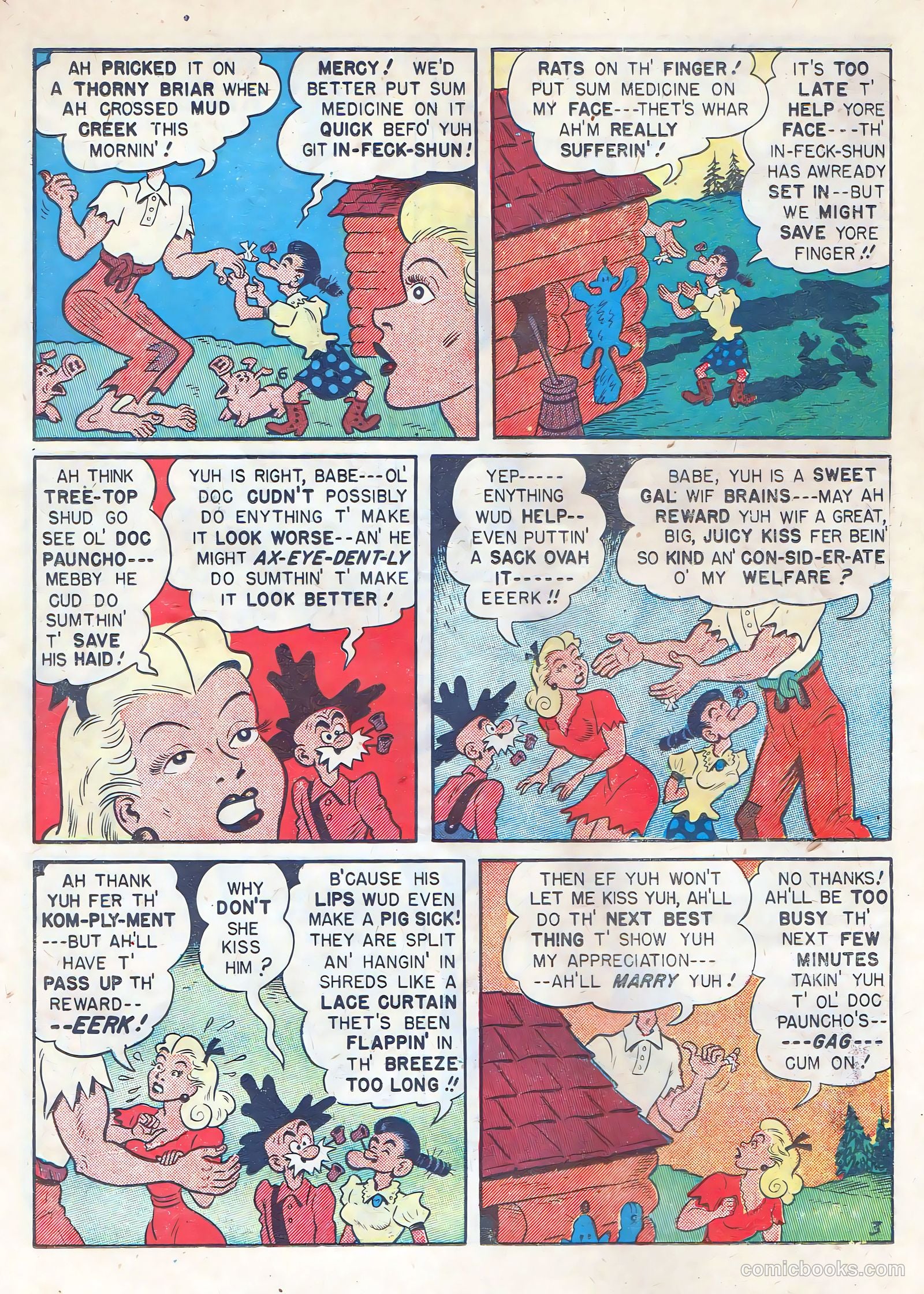 Babe, Darling of the Hills #10 (1949) — page 18 of 52