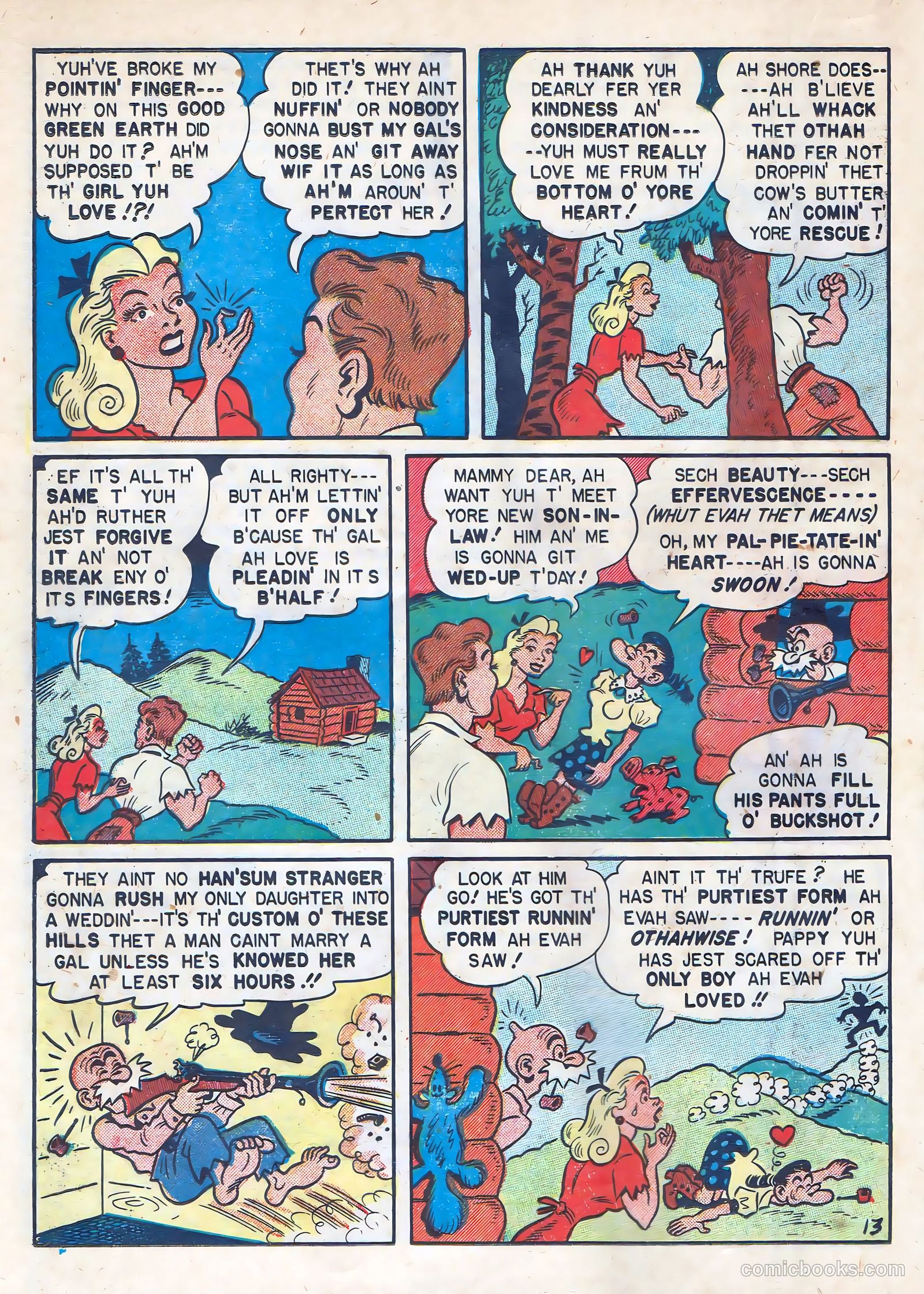 Babe, Darling of the Hills #10 (1949) — page 28 of 52