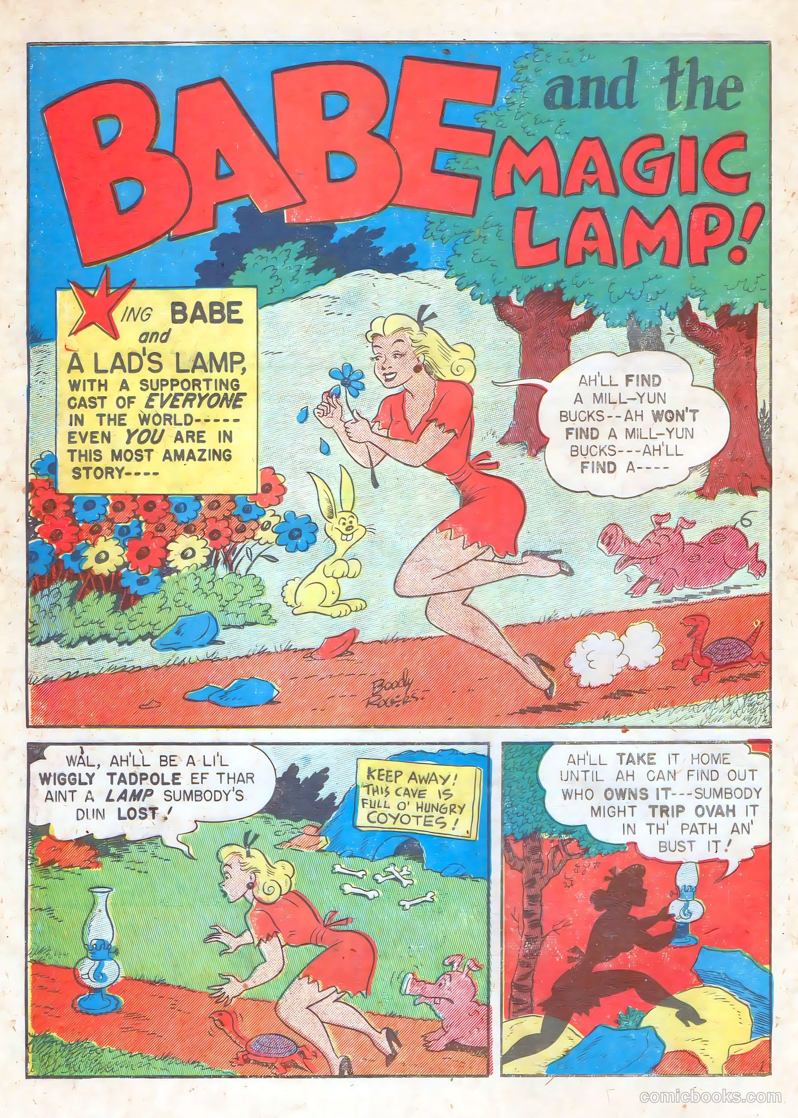 Babe, Darling of the Hills #10 (1949) — page 36 of 52