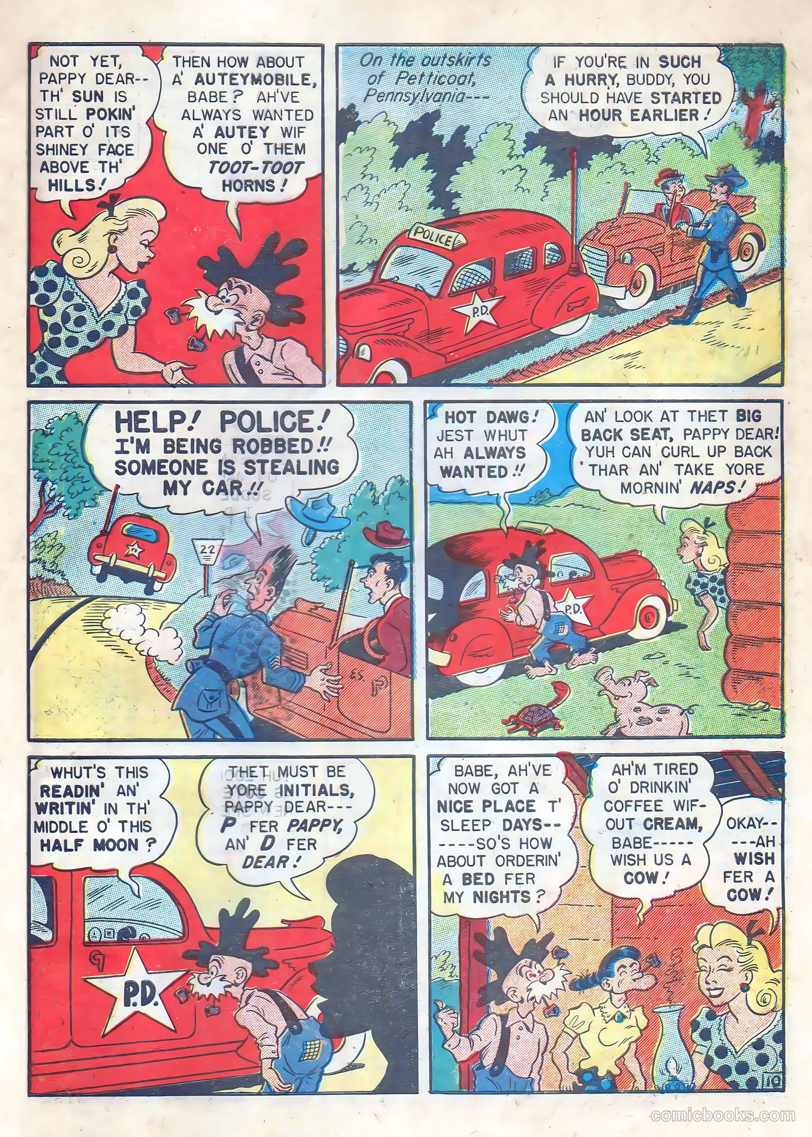 Babe, Darling of the Hills #10 (1949) — page 45 of 52