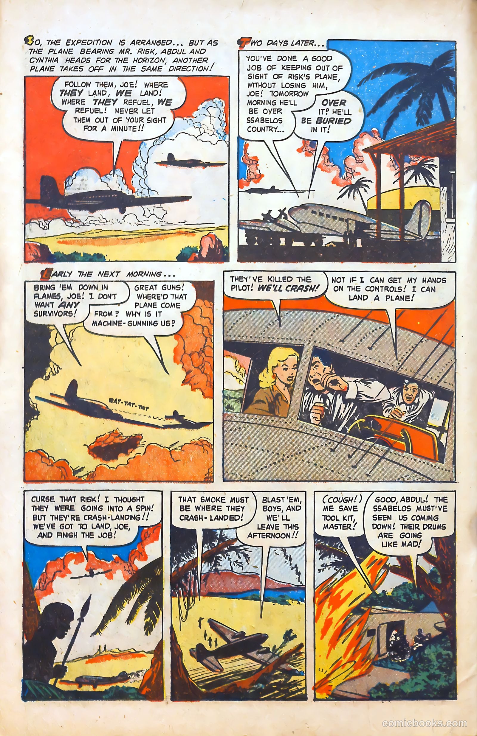 Super-Mystery Comics v8 #5 — page 22 of 36