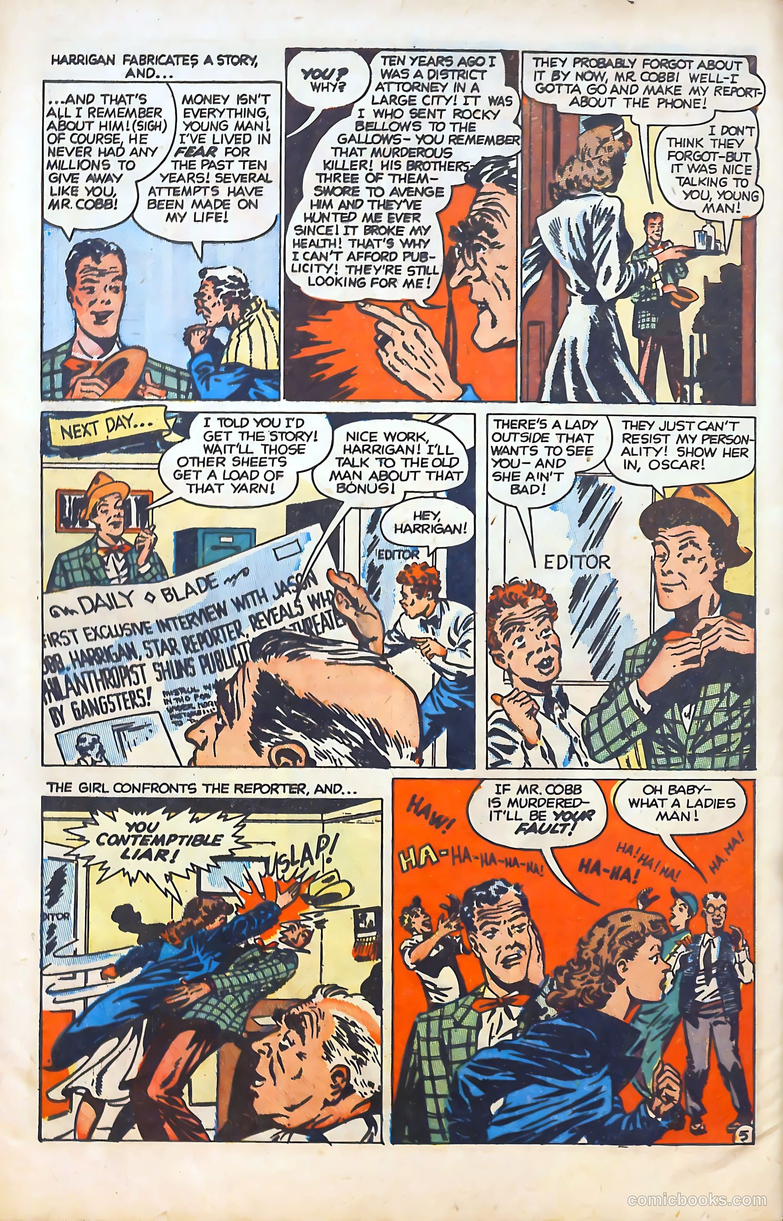 Super-Mystery Comics v8 #5 — page 32 of 36
