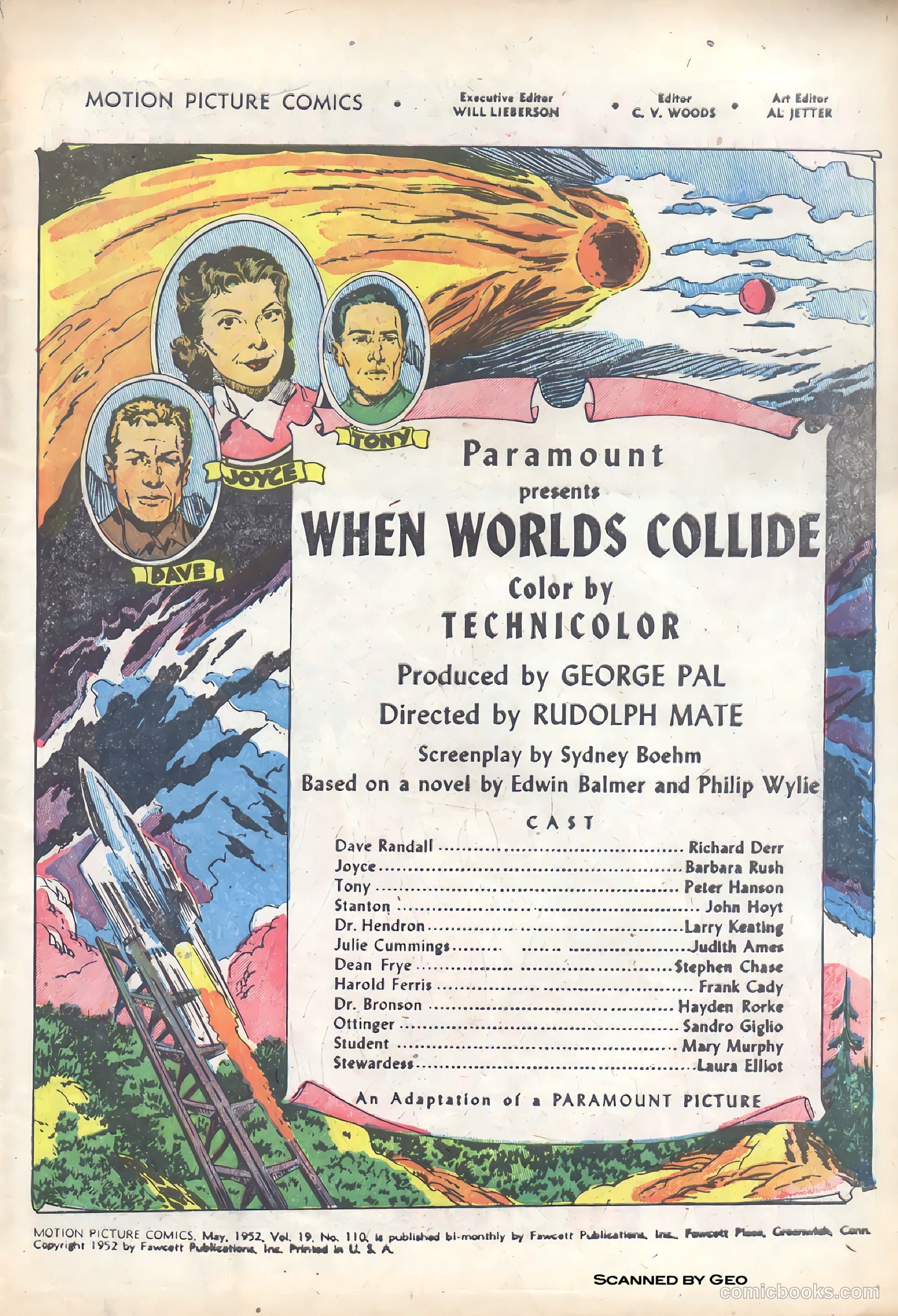Motion Picture Comics 110 When Worlds Collide #1 — page 3 of 36