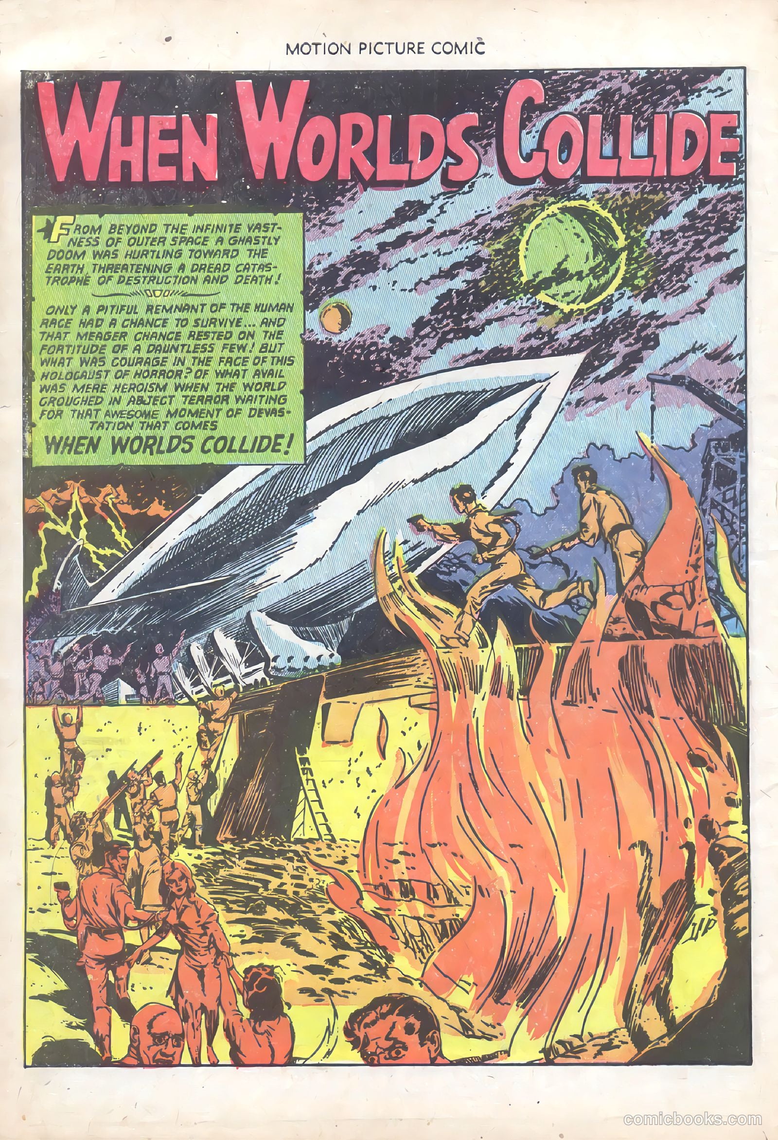 Motion Picture Comics 110 When Worlds Collide #1 — page 4 of 36