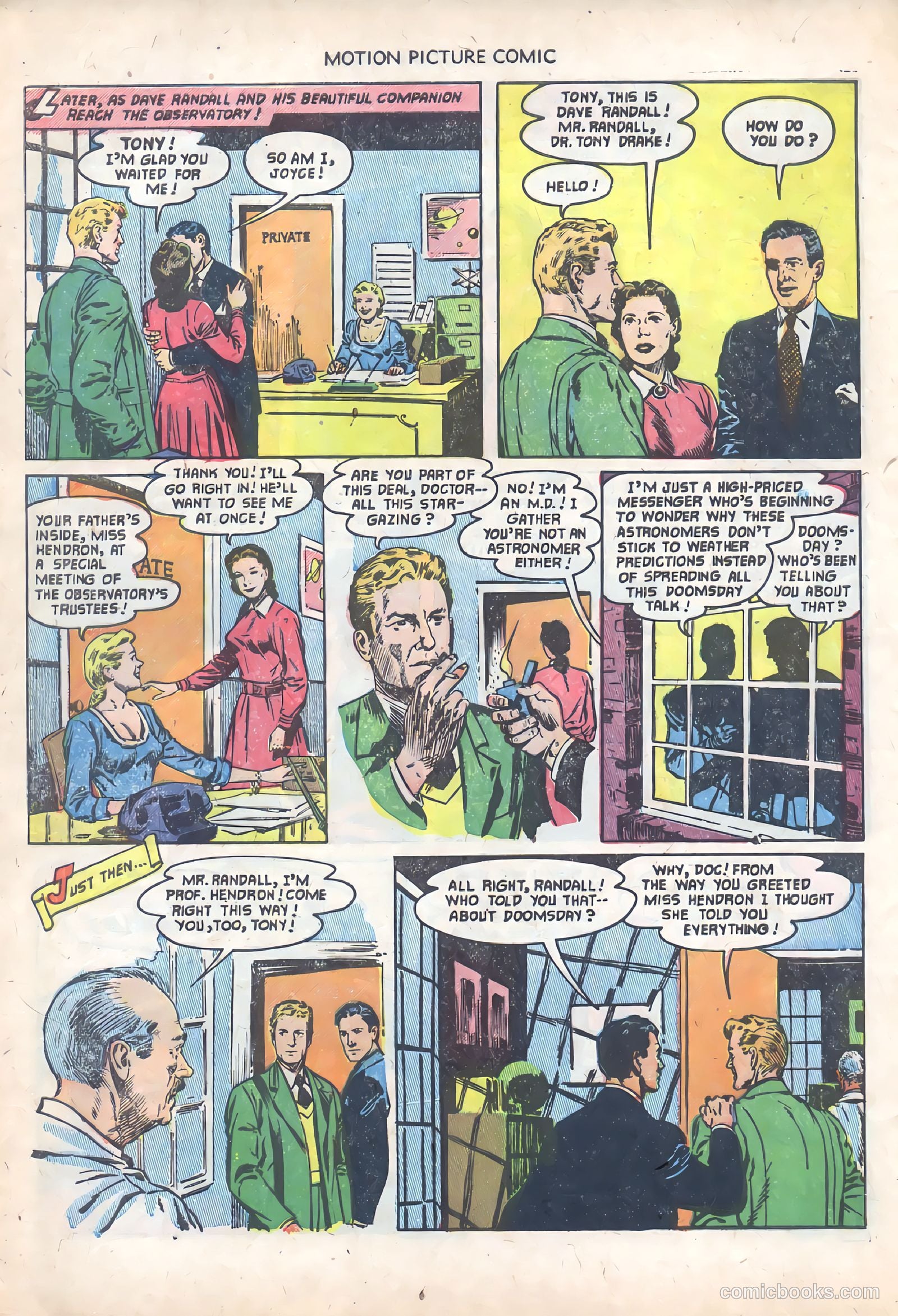 Motion Picture Comics 110 When Worlds Collide #1 — page 8 of 36
