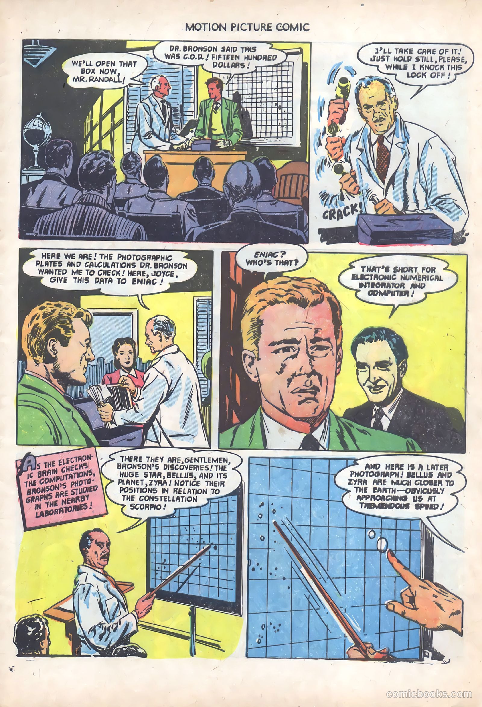 Motion Picture Comics 110 When Worlds Collide #1 — page 9 of 36