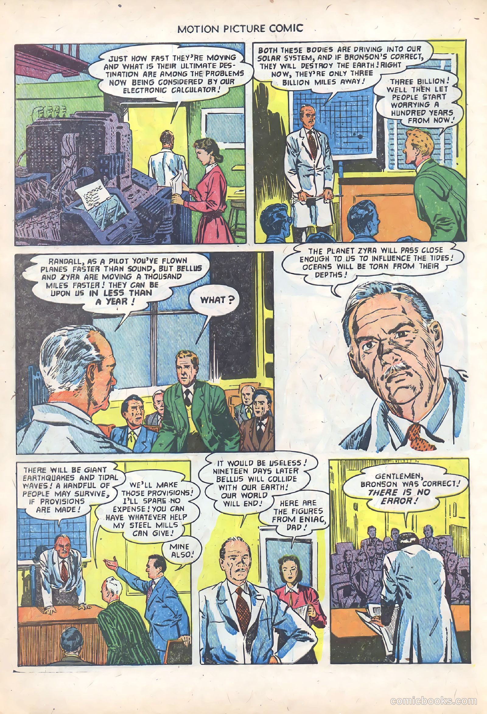Motion Picture Comics 110 When Worlds Collide #1 — page 10 of 36