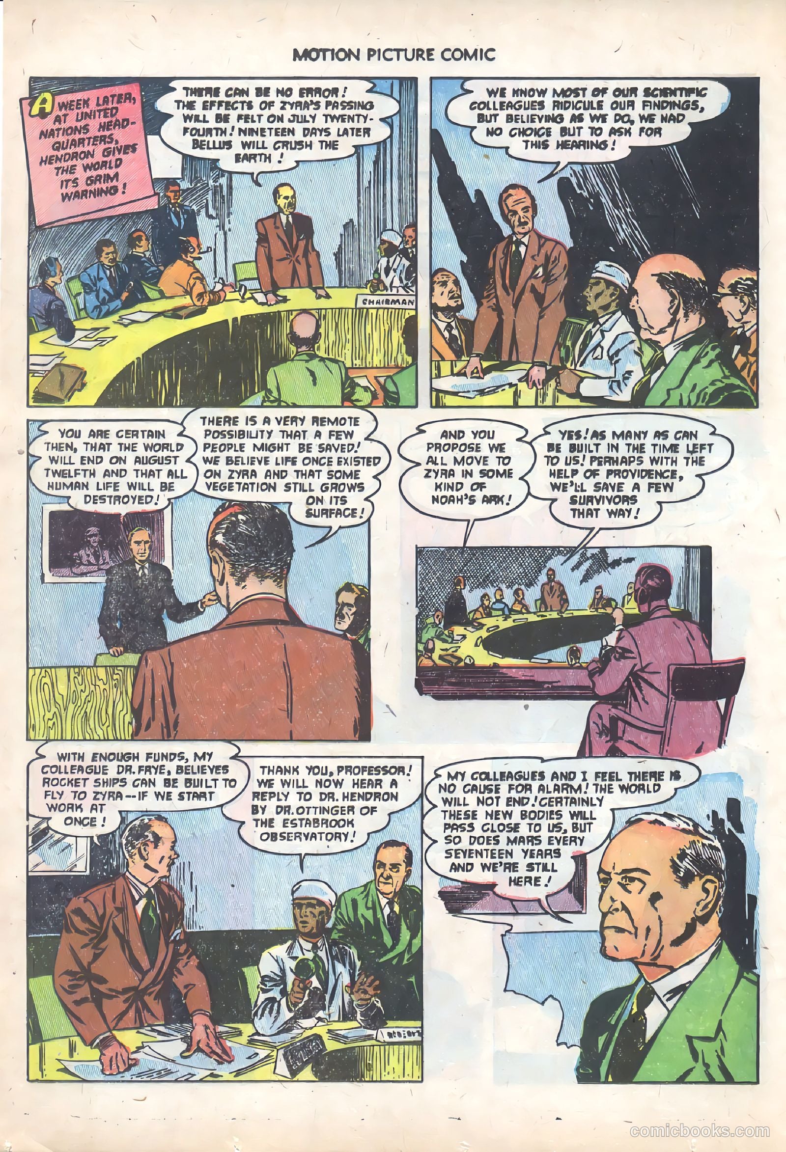 Motion Picture Comics 110 When Worlds Collide #1 — page 12 of 36
