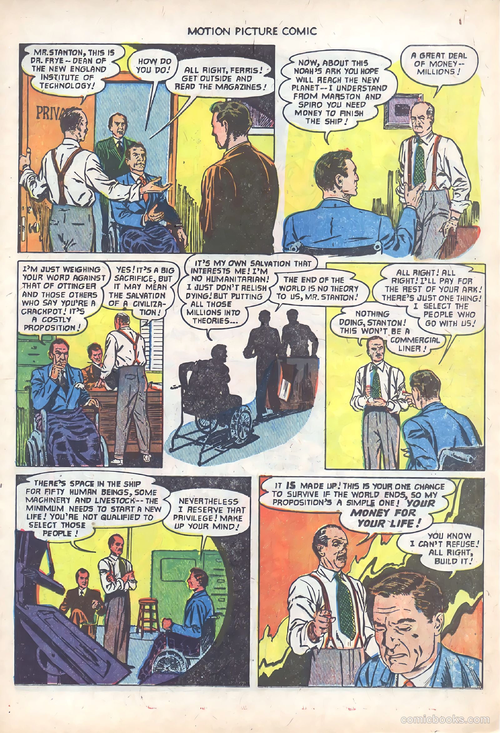 Motion Picture Comics 110 When Worlds Collide #1 — page 15 of 36