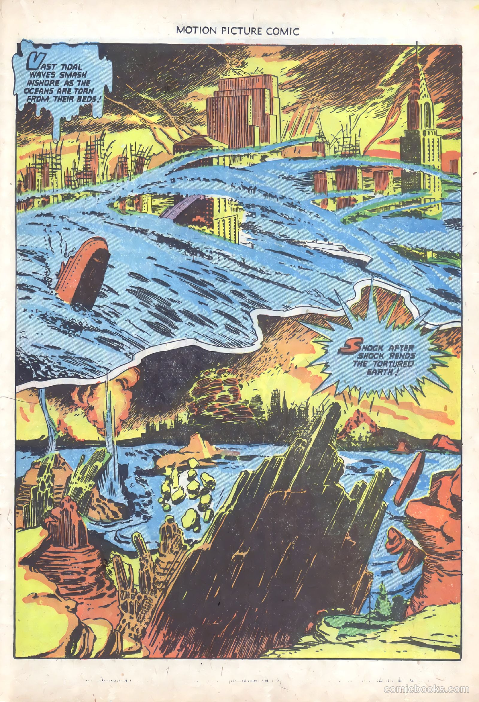 Motion Picture Comics 110 When Worlds Collide #1 — page 21 of 36