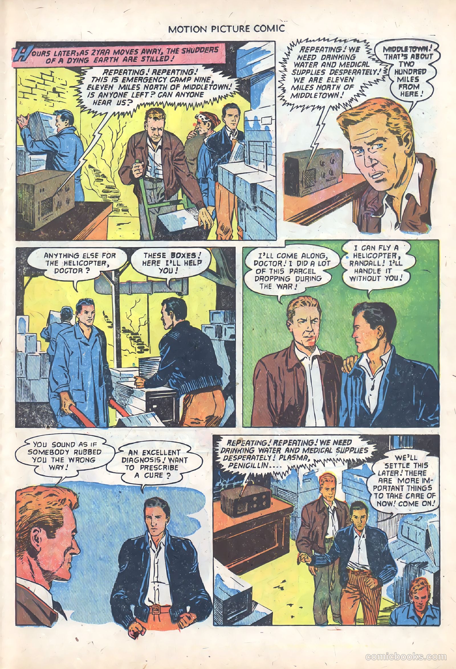 Motion Picture Comics 110 When Worlds Collide #1 — page 23 of 36