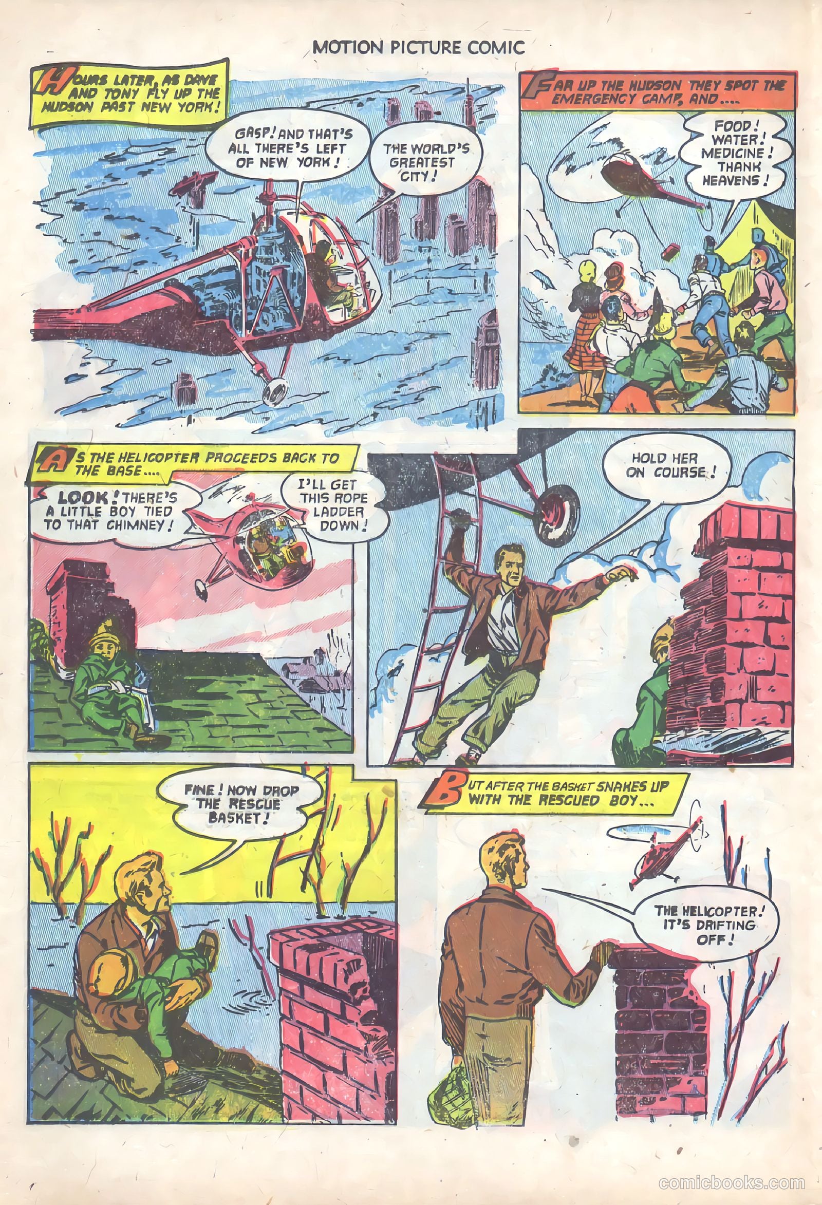 Motion Picture Comics 110 When Worlds Collide #1 — page 24 of 36