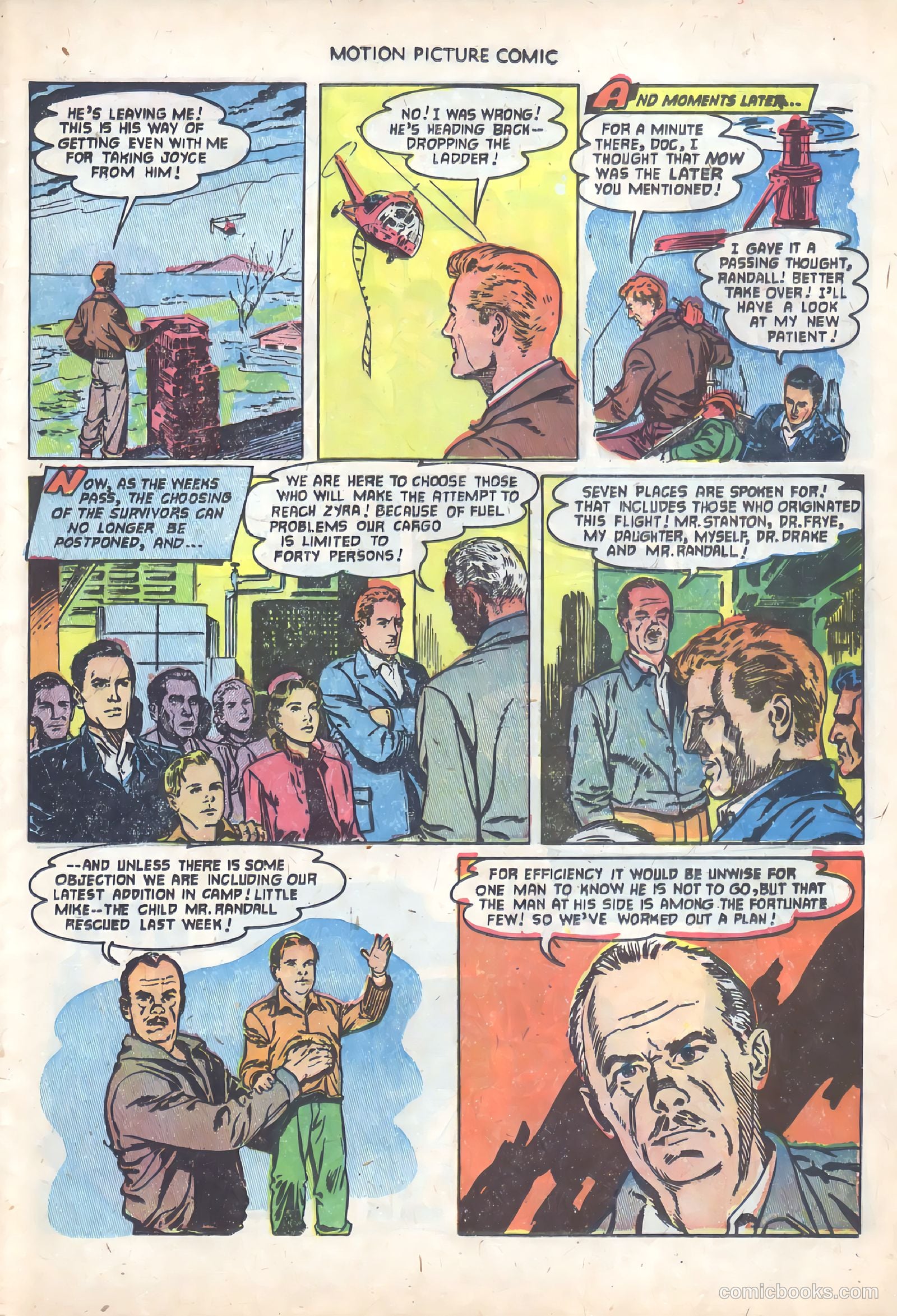 Motion Picture Comics 110 When Worlds Collide #1 — page 25 of 36