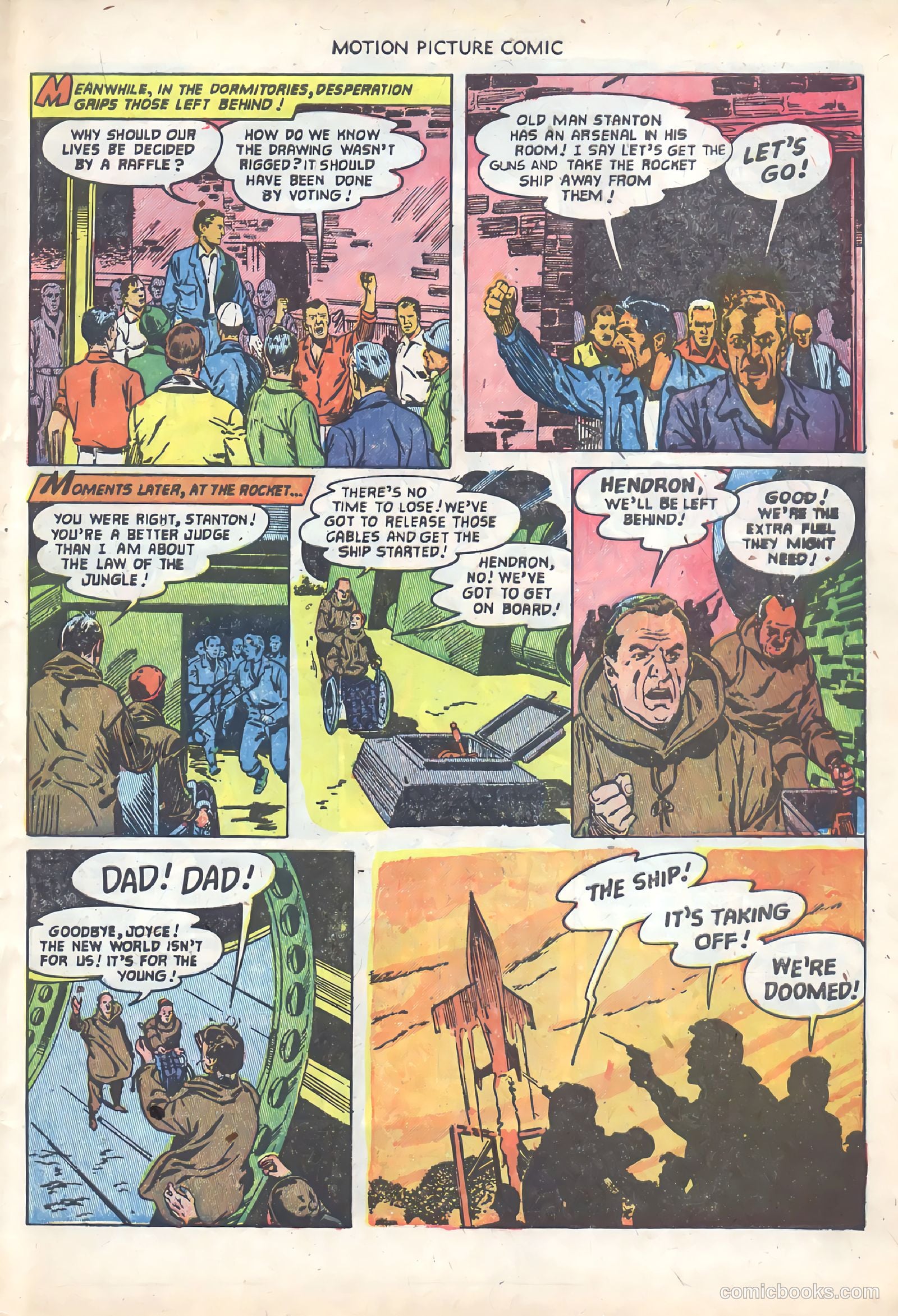 Motion Picture Comics 110 When Worlds Collide #1 — page 31 of 36