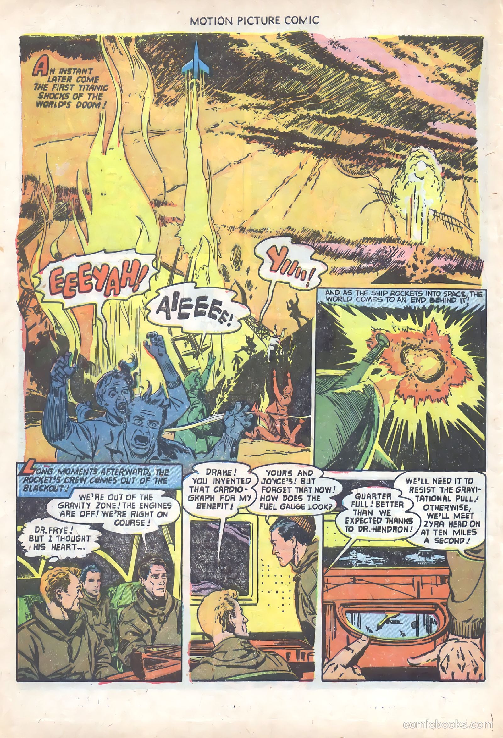 Motion Picture Comics 110 When Worlds Collide #1 — page 32 of 36