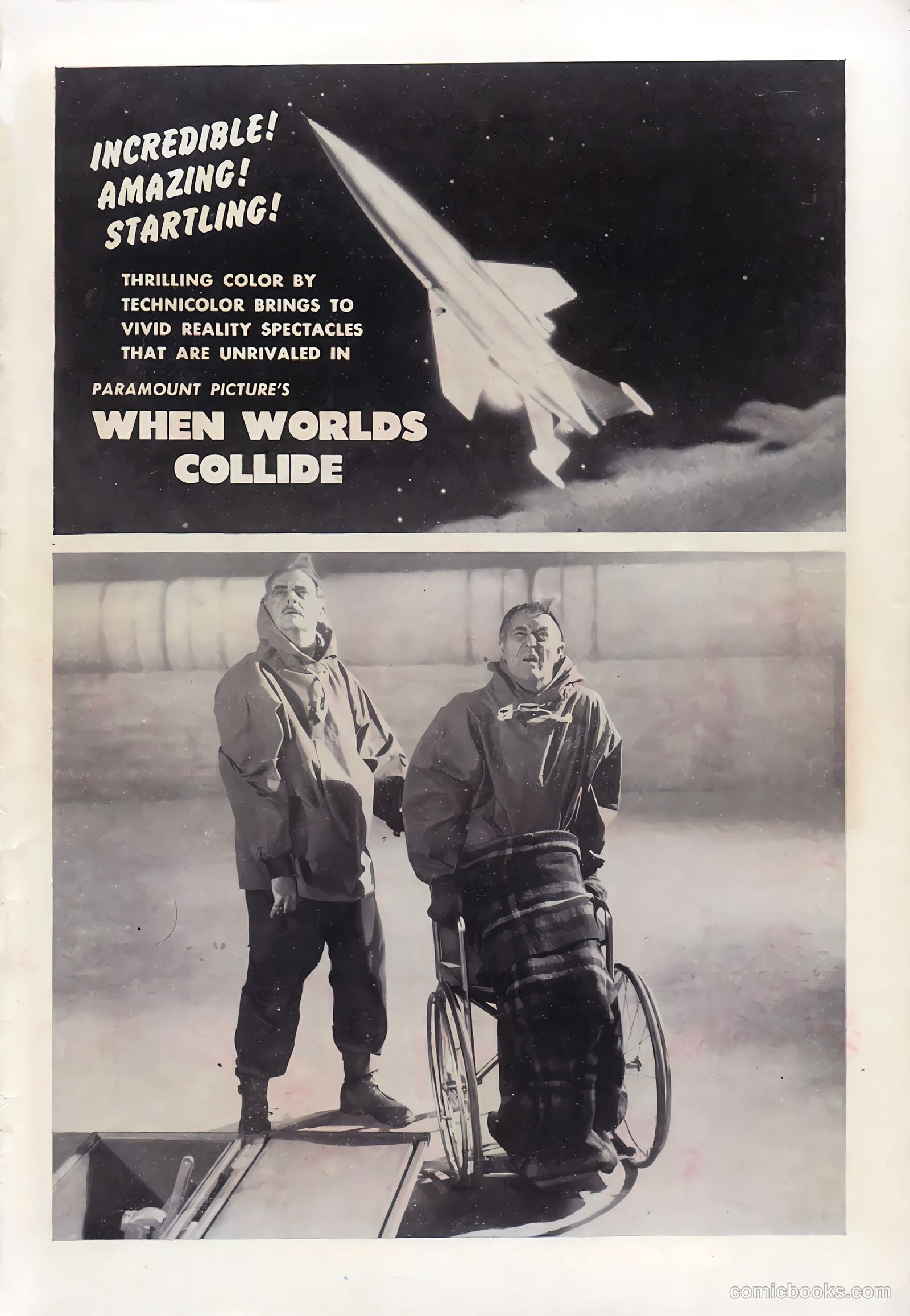 Motion Picture Comics 110 When Worlds Collide #1 — page 35 of 36