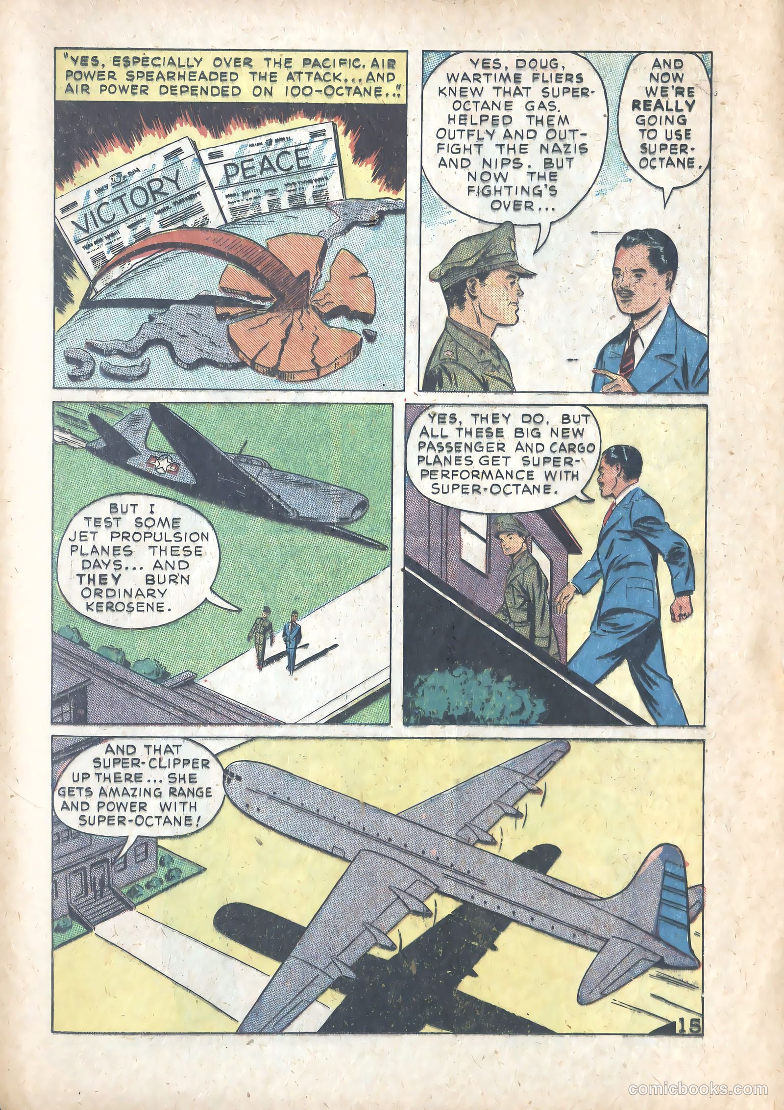 Superfuel for Superplanes! #nn (1946) — page 15 of 16