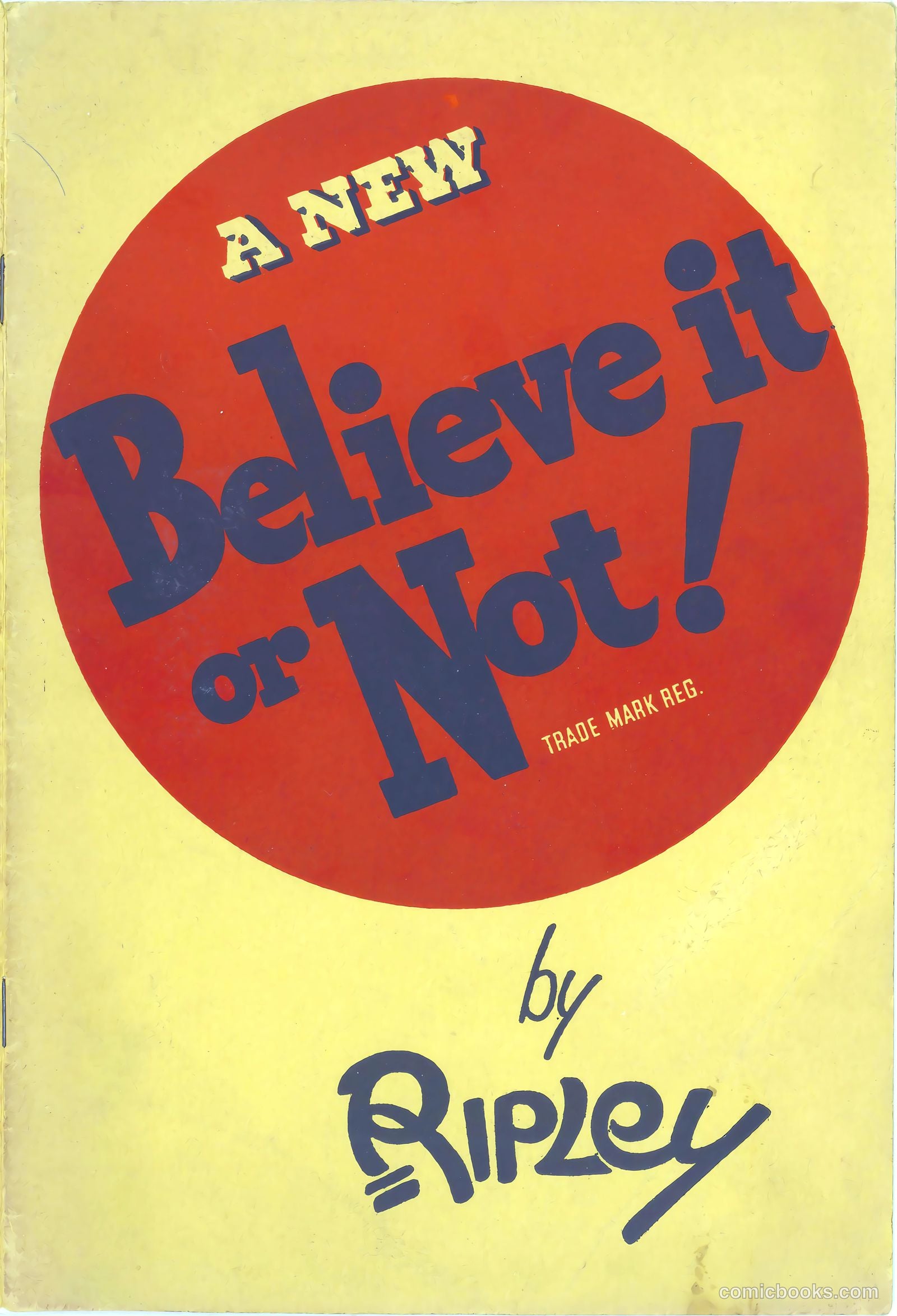 A New Believe It Or Not #nn