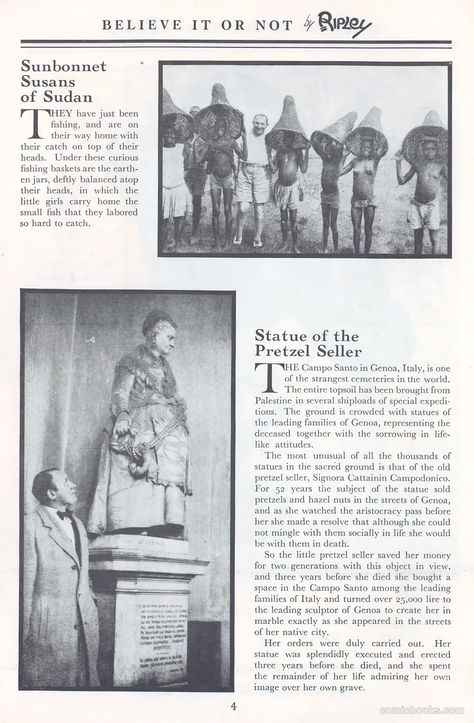 A New Believe It Or Not #nn (1934) — page 6 of 32