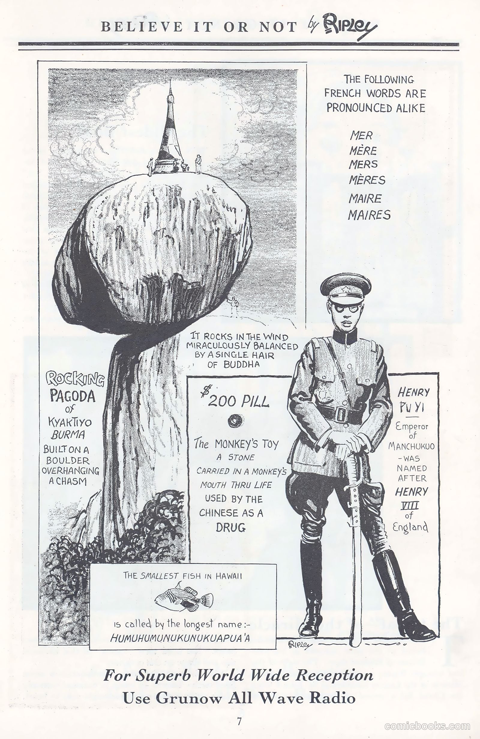A New Believe It Or Not #nn (1934) — page 9 of 32