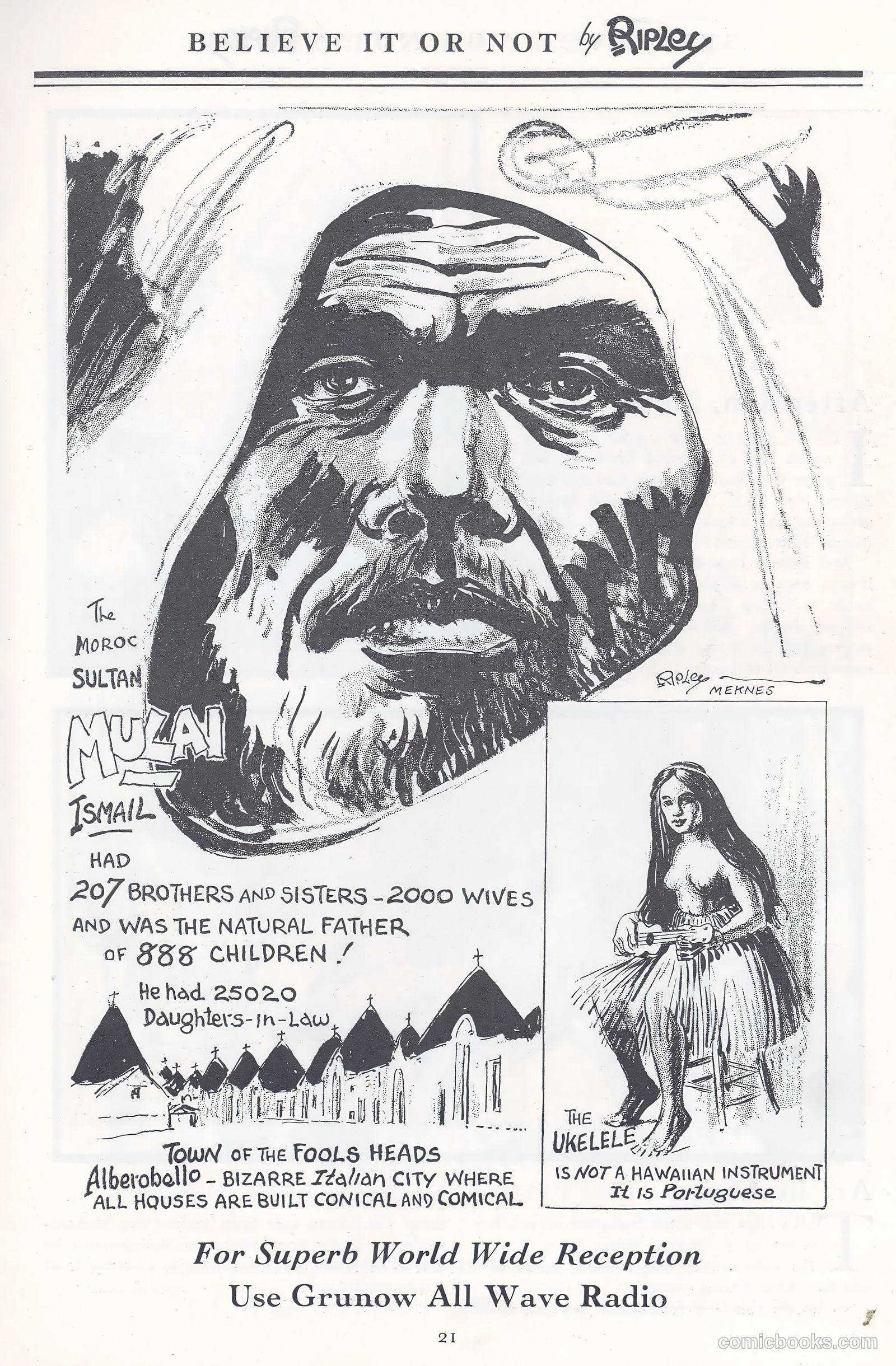 A New Believe It Or Not #nn (1934) — page 20 of 32