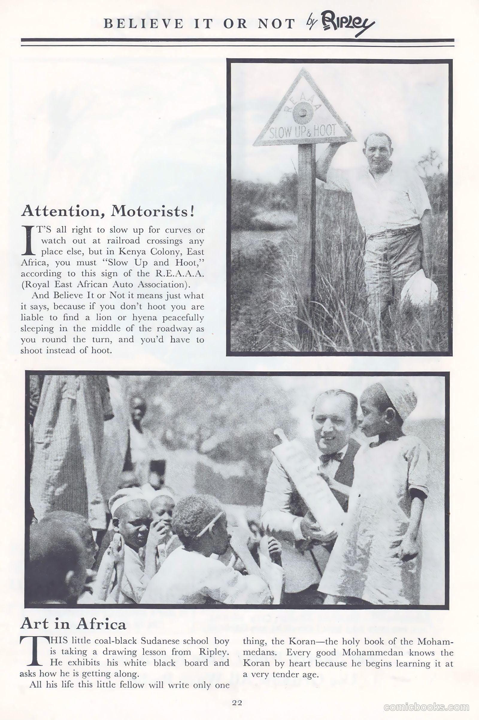 A New Believe It Or Not #nn (1934) — page 21 of 32