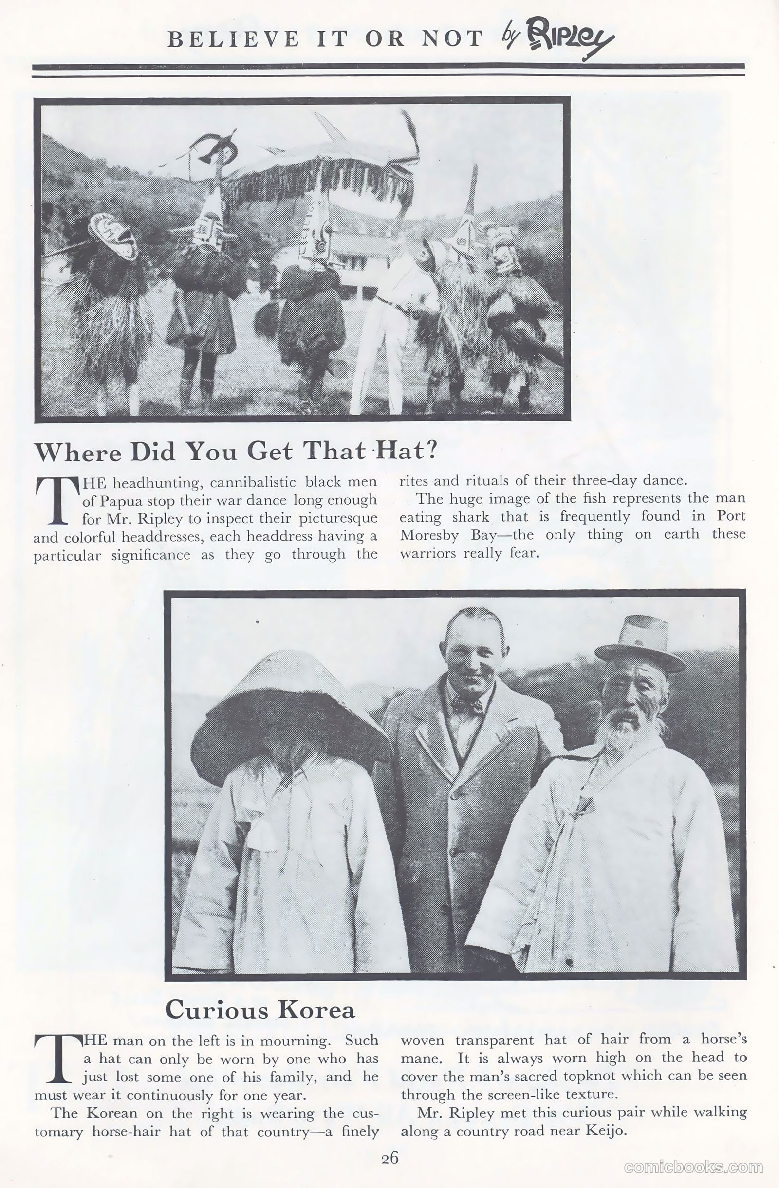 A New Believe It Or Not #nn (1934) — page 25 of 32