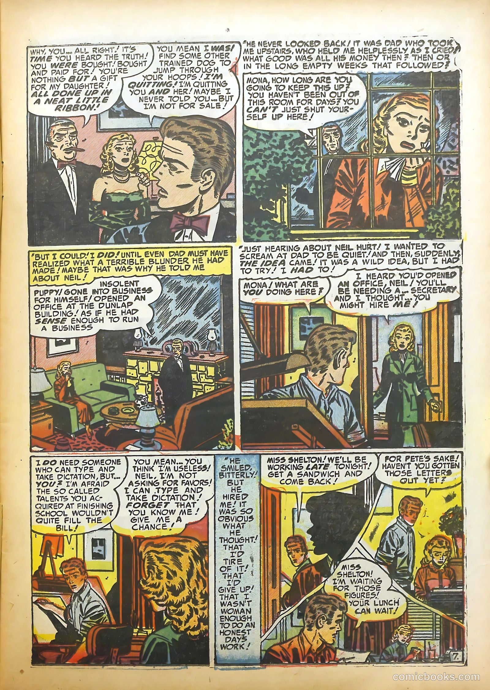 Young Romance #47 (1953) — page 9 of 45