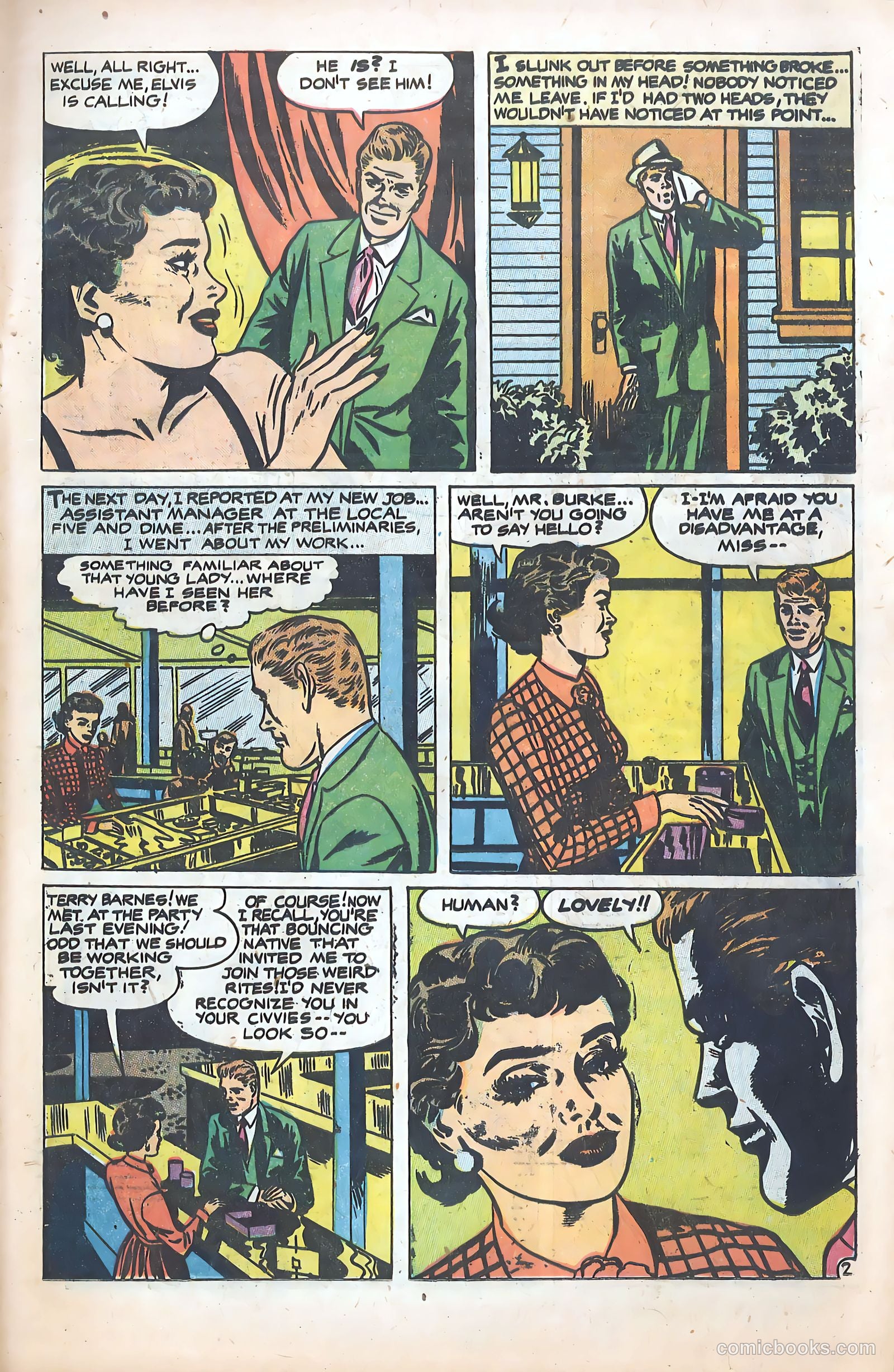 Young Romance #89 (1953) — page 21 of 36