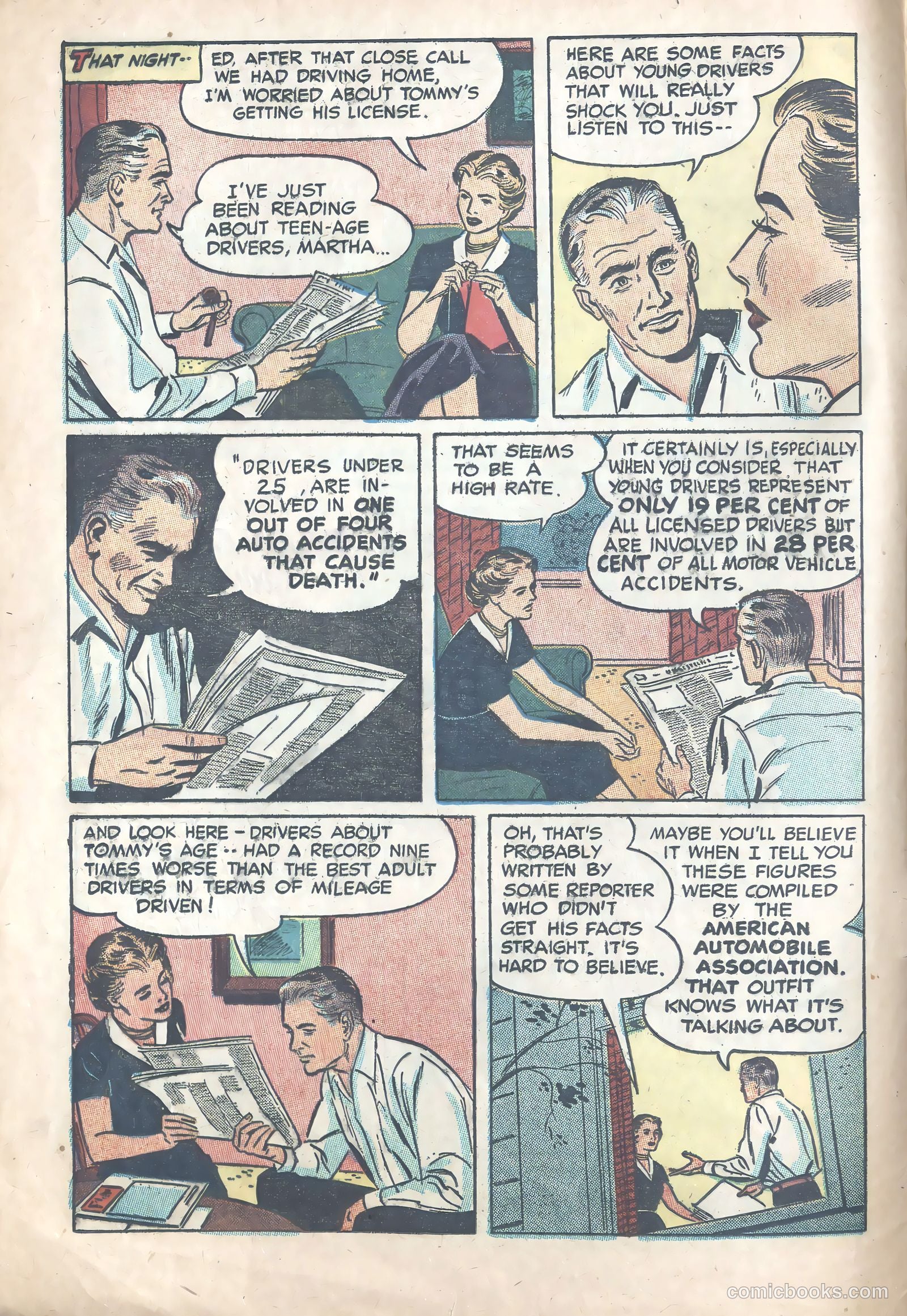 Tommy Gets the Keys #nn (1954) — page 6 of 32