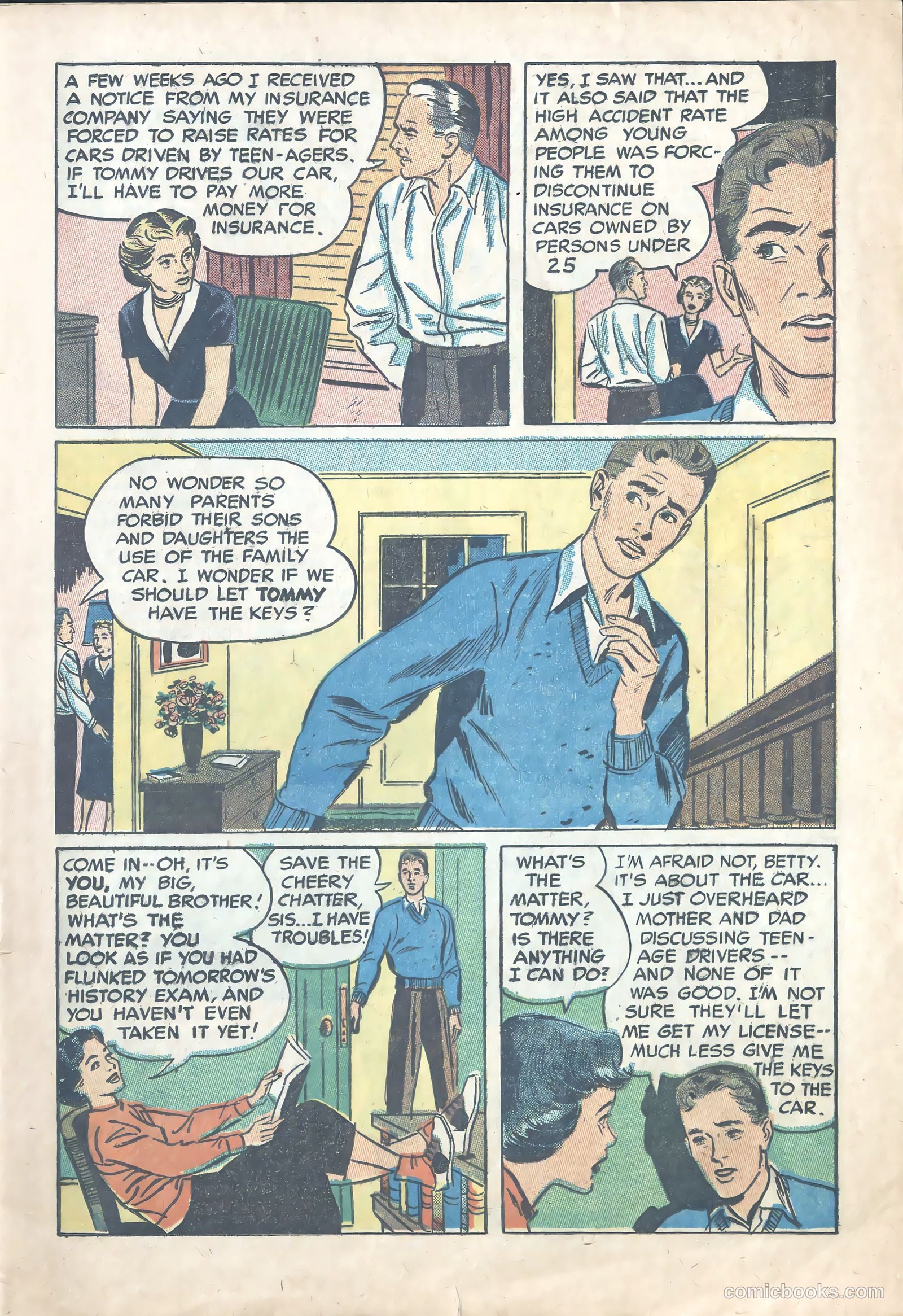 Tommy Gets the Keys #nn (1954) — page 7 of 32